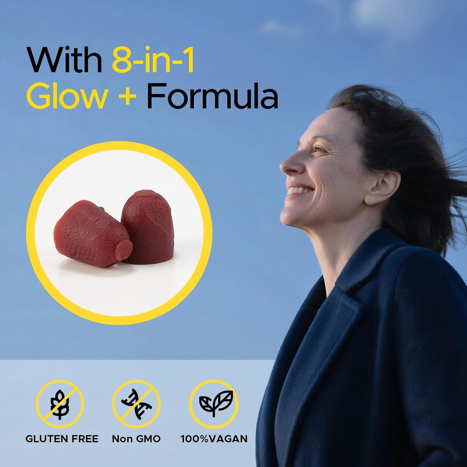 Gominolas para Bronceado ONOTICBIO 60 Unidades Sin Azúcar