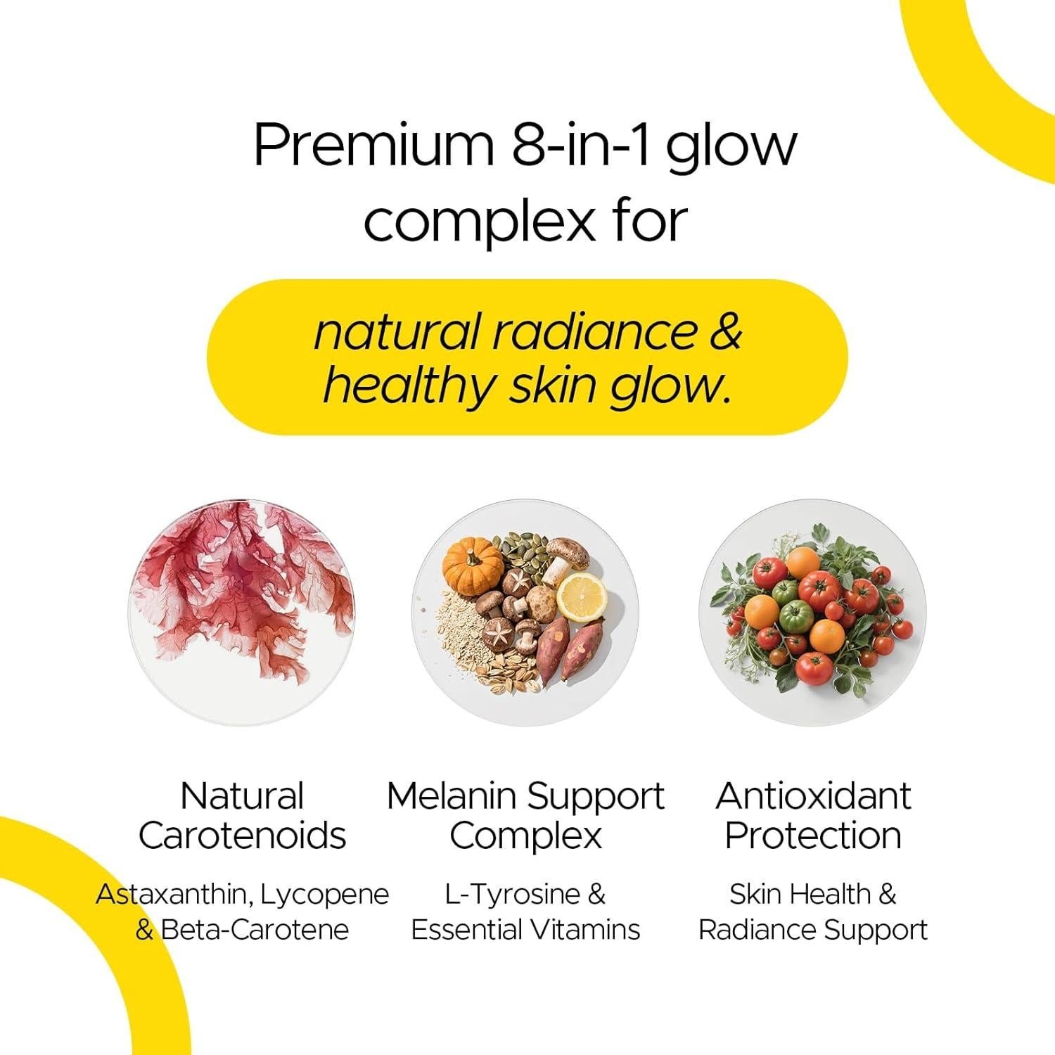 Gominolas para Bronceado ONOTICBIO 60 Unidades Sin Azúcar