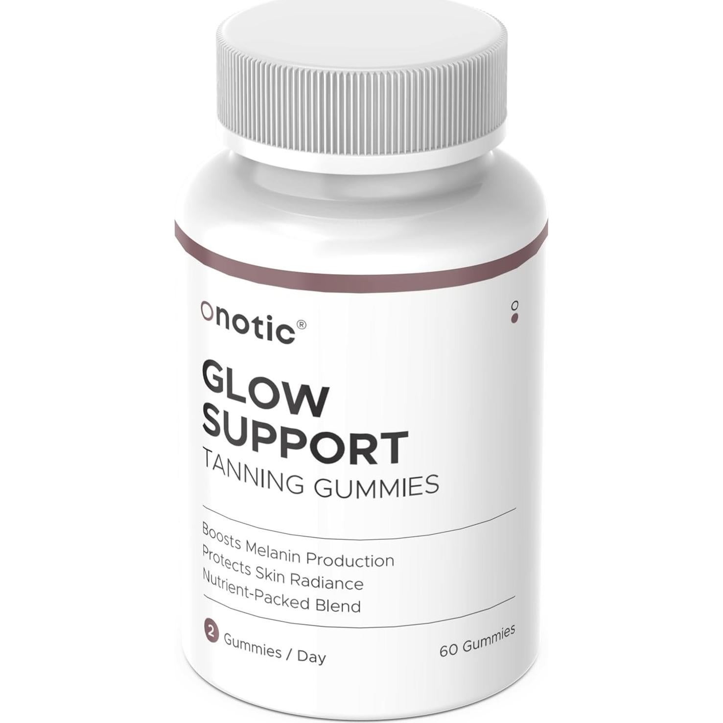 Gominolas para Bronceado ONOTICBIO 60 Unidades Sin Azúcar