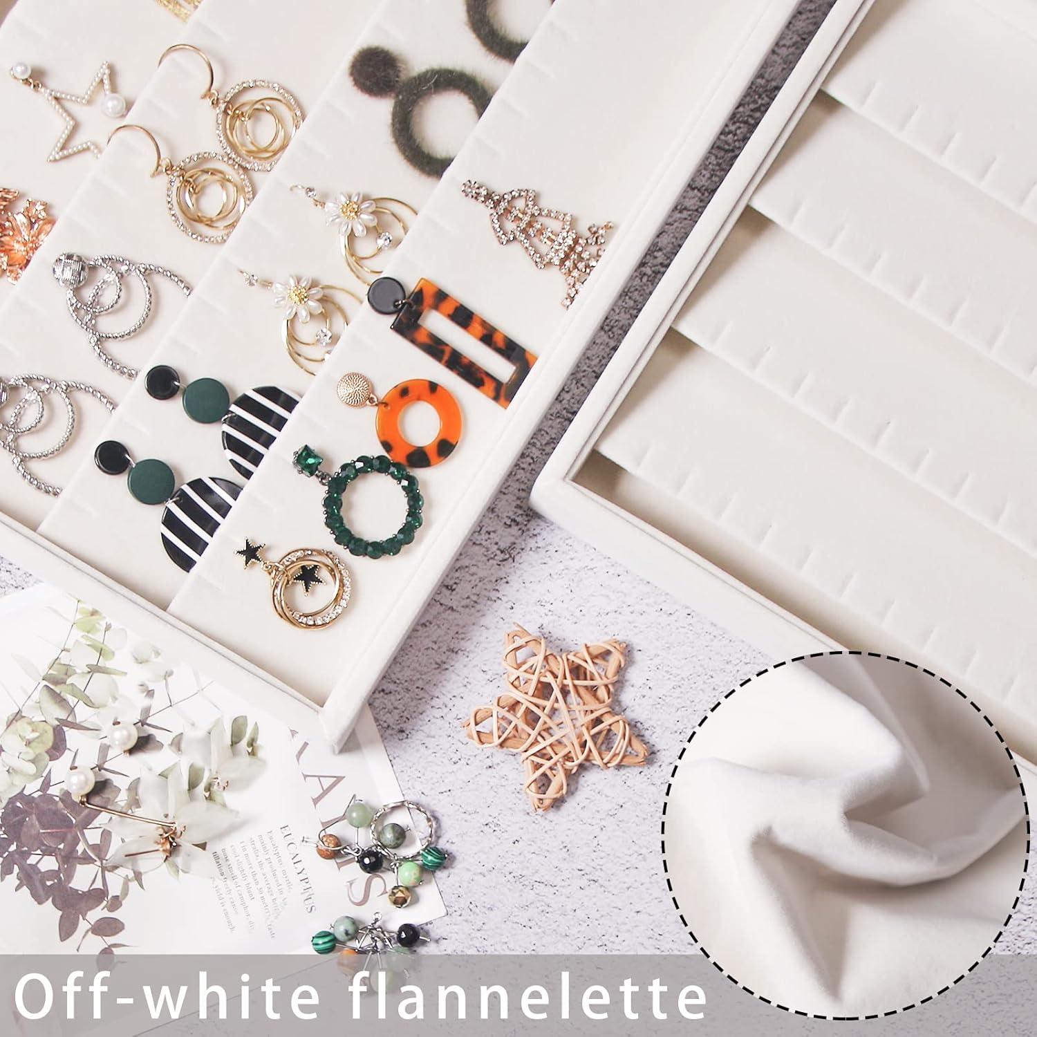 Caja organizadora de joyas Coward 2 piezas terciopelo