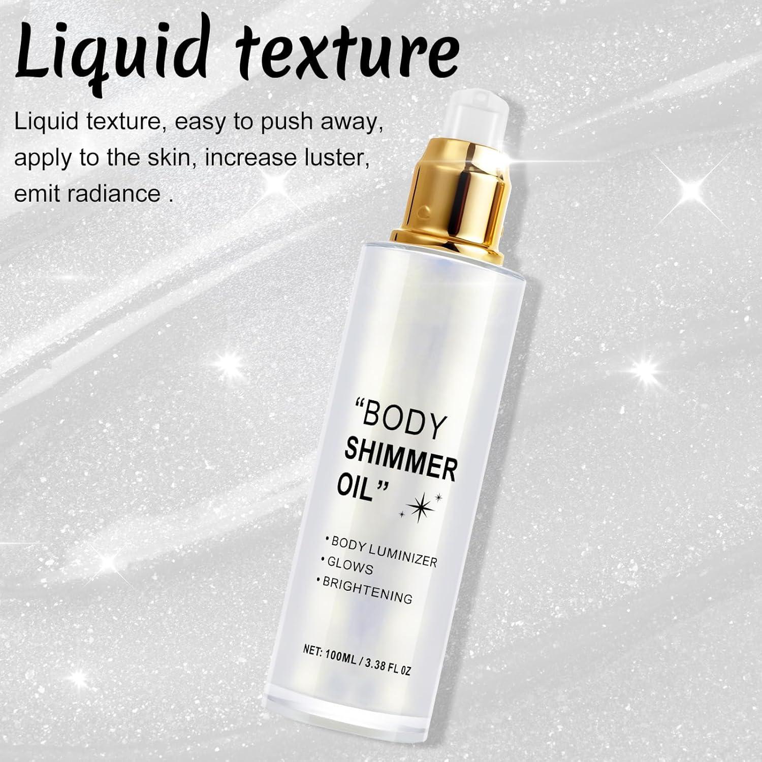 Aceite Brillante Hidratante para el Cuerpo 100 ml - Loción Plata