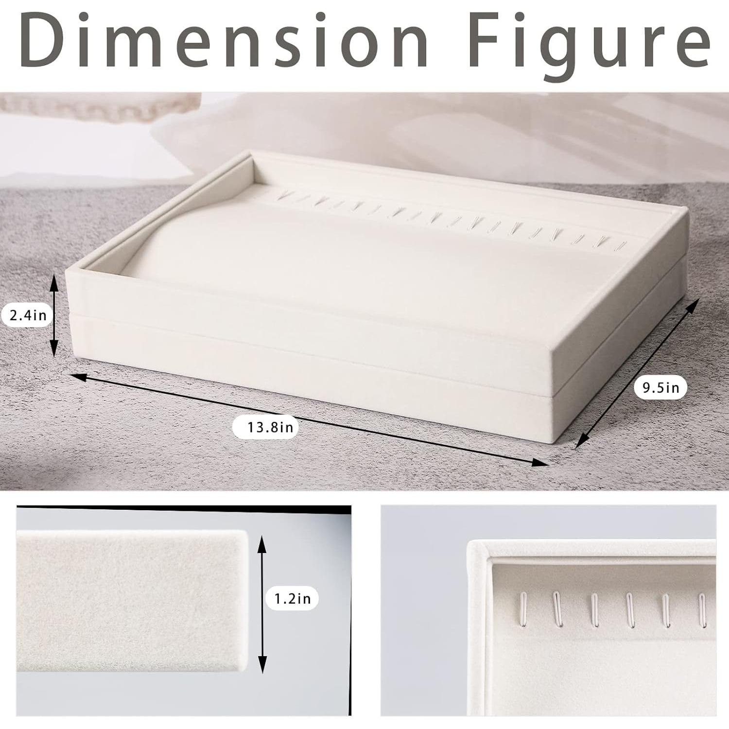 Soporte Apilable para Collares Coward Beige 2 Piezas