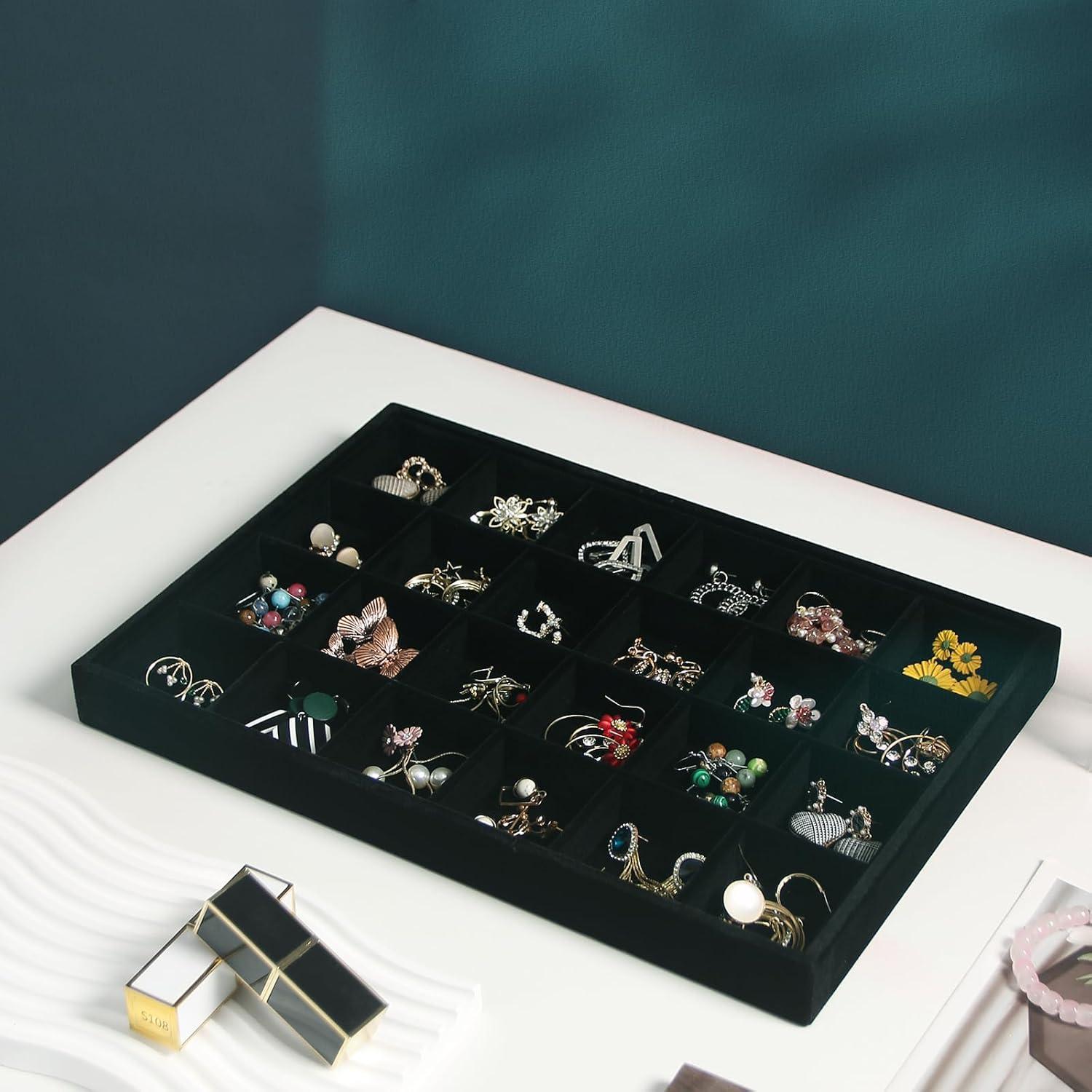 Organizador de Joyas Coward 2 Piezas 24 Compartimentos