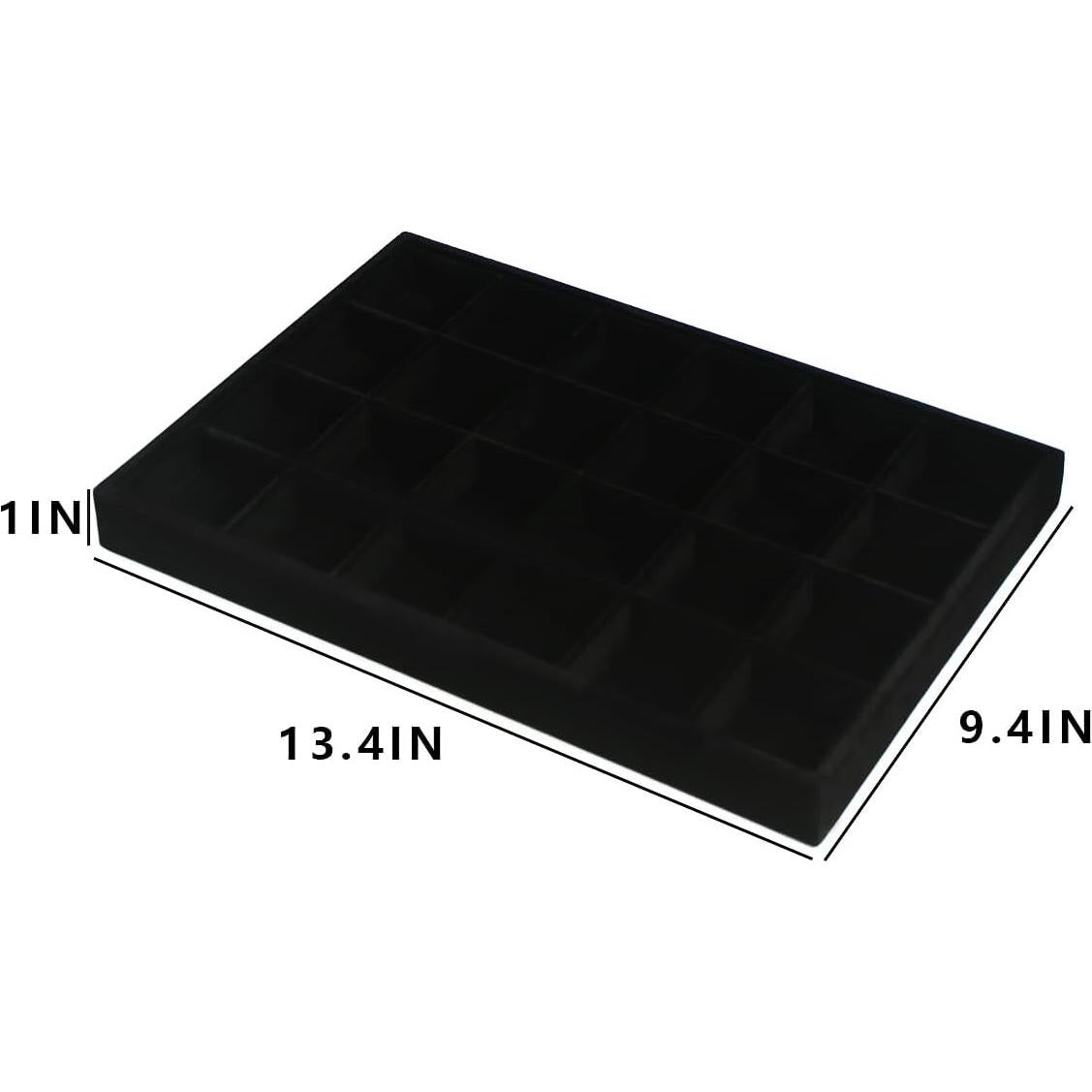 Organizador de Joyas Coward 2 Piezas 24 Compartimentos