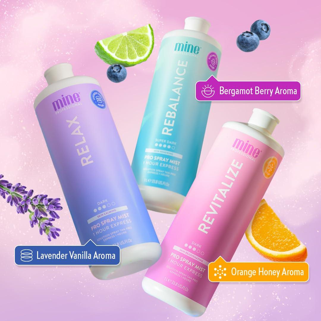 Spray Bronceador Profesional MineTan - Acabado Aerografiado, Vegano