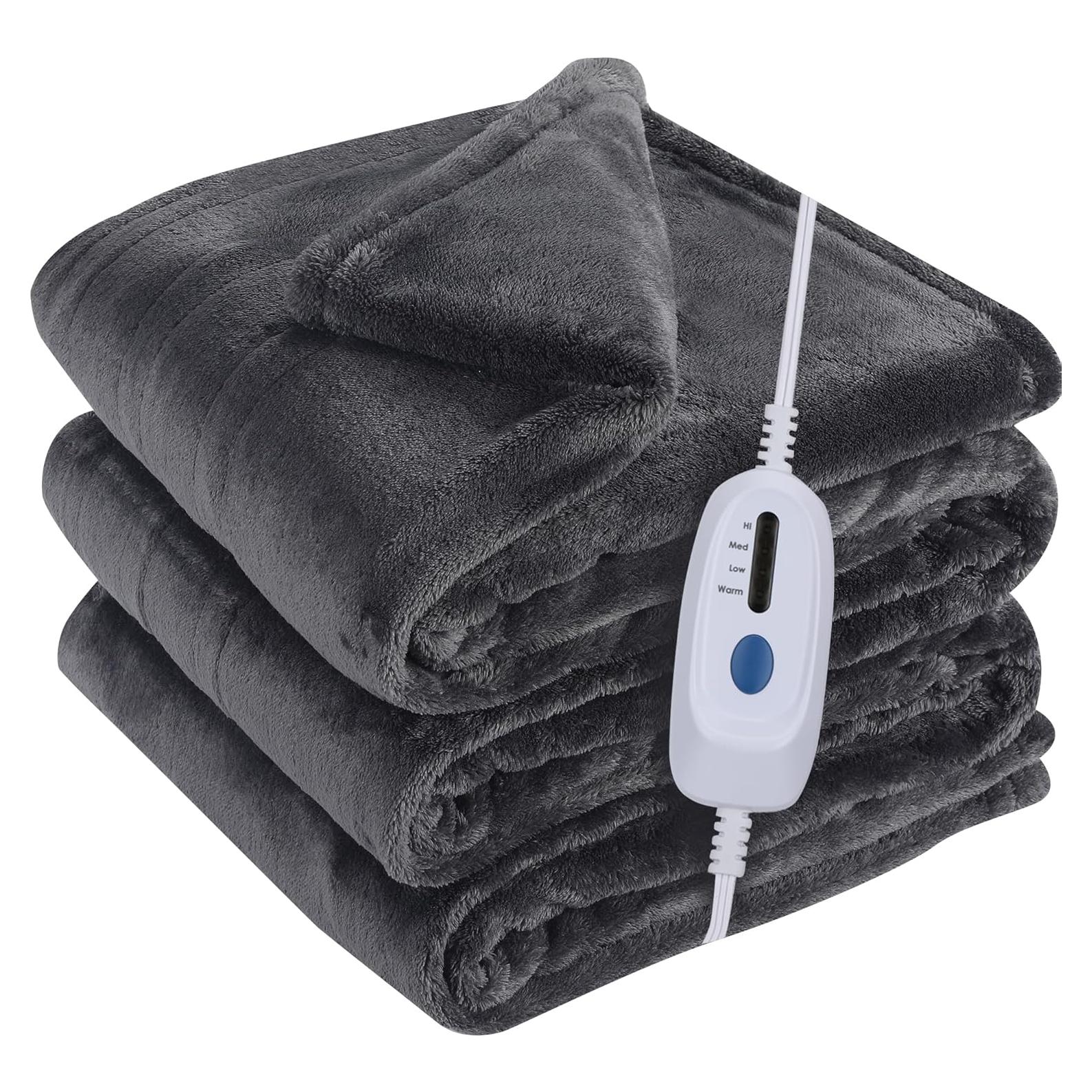 Manta Eléctrica McJaw Completo 182x213 cm Franela Gris