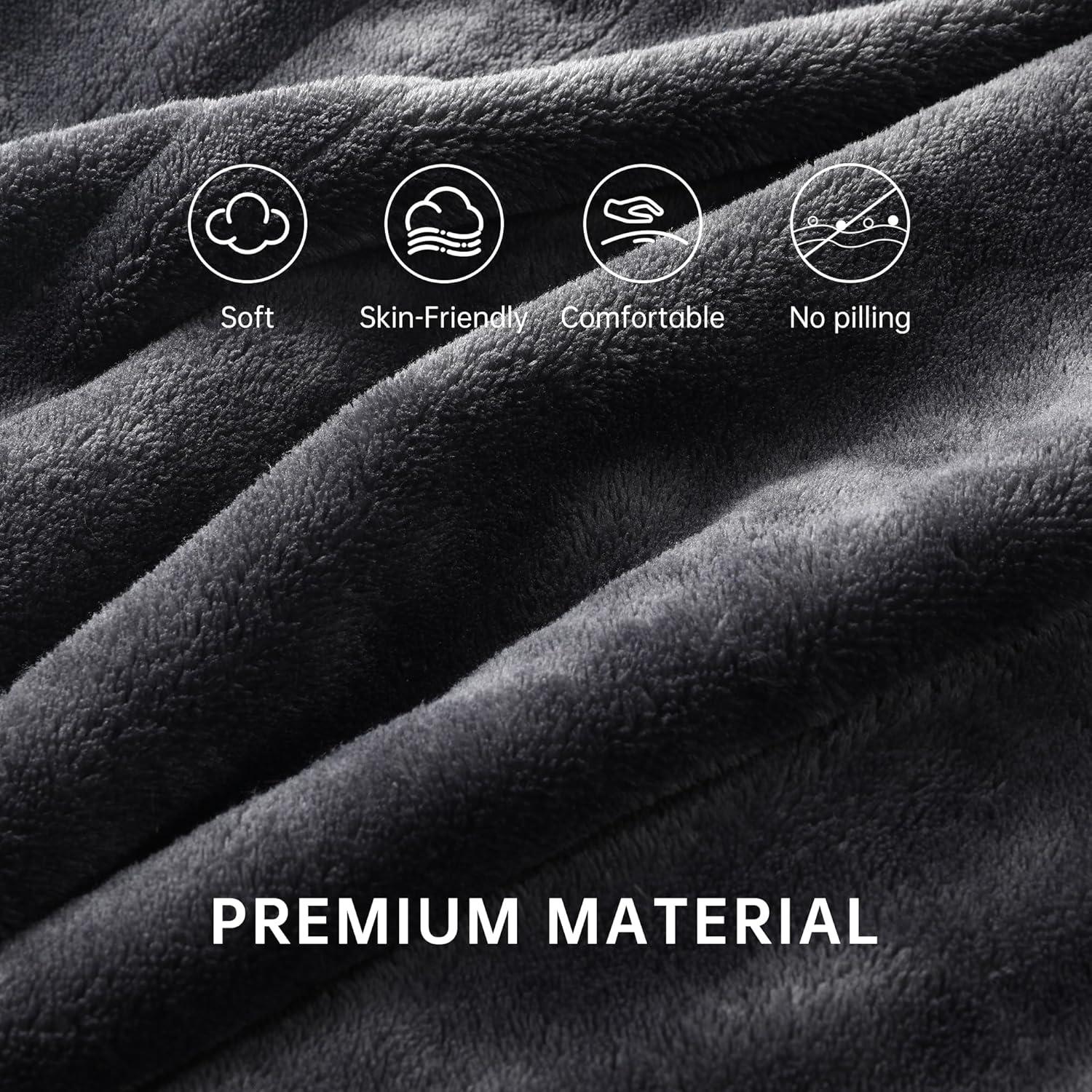 Manta Eléctrica McJaw Completo 182x213 cm Franela Gris