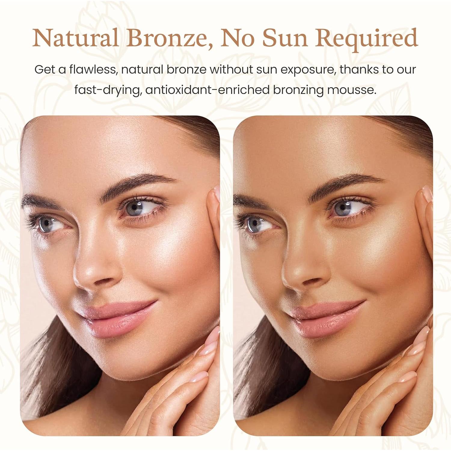 Mousse Bronceador Sin Sol Coat of Bronze 119g - Brillo Natural