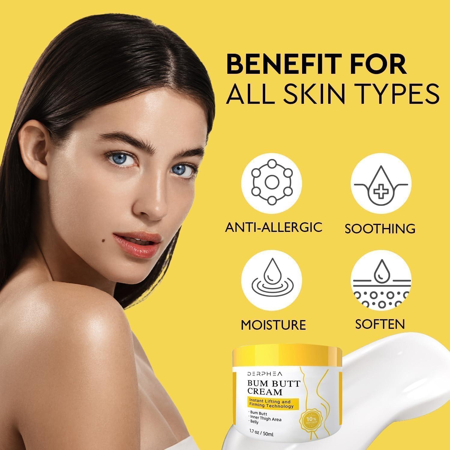 Crema Reafirmante Corporal DERPHEA 80g - Piel Crepey y Celulitis