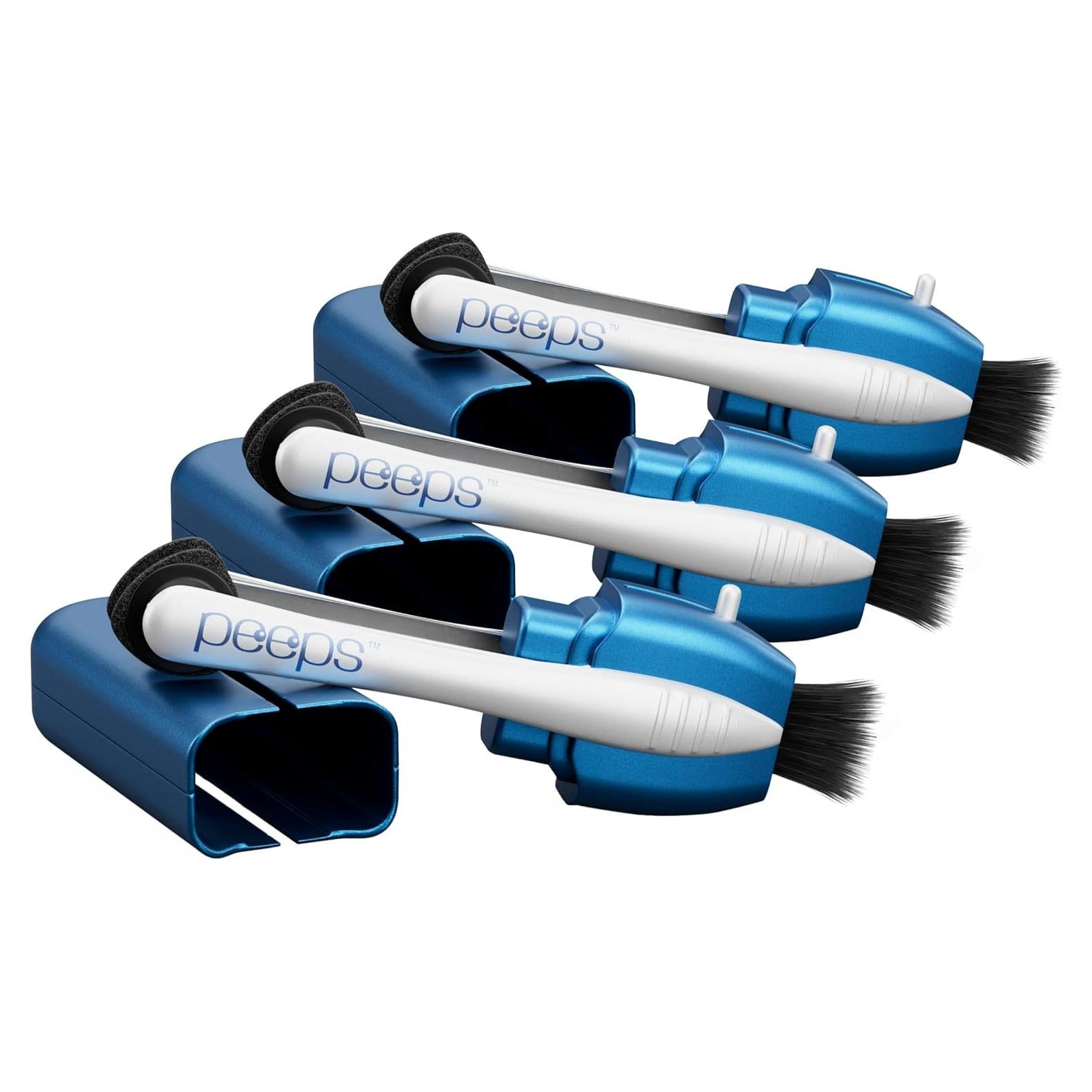 Limpiador de Gafas Peeps - Microfibra Carbono - Azul