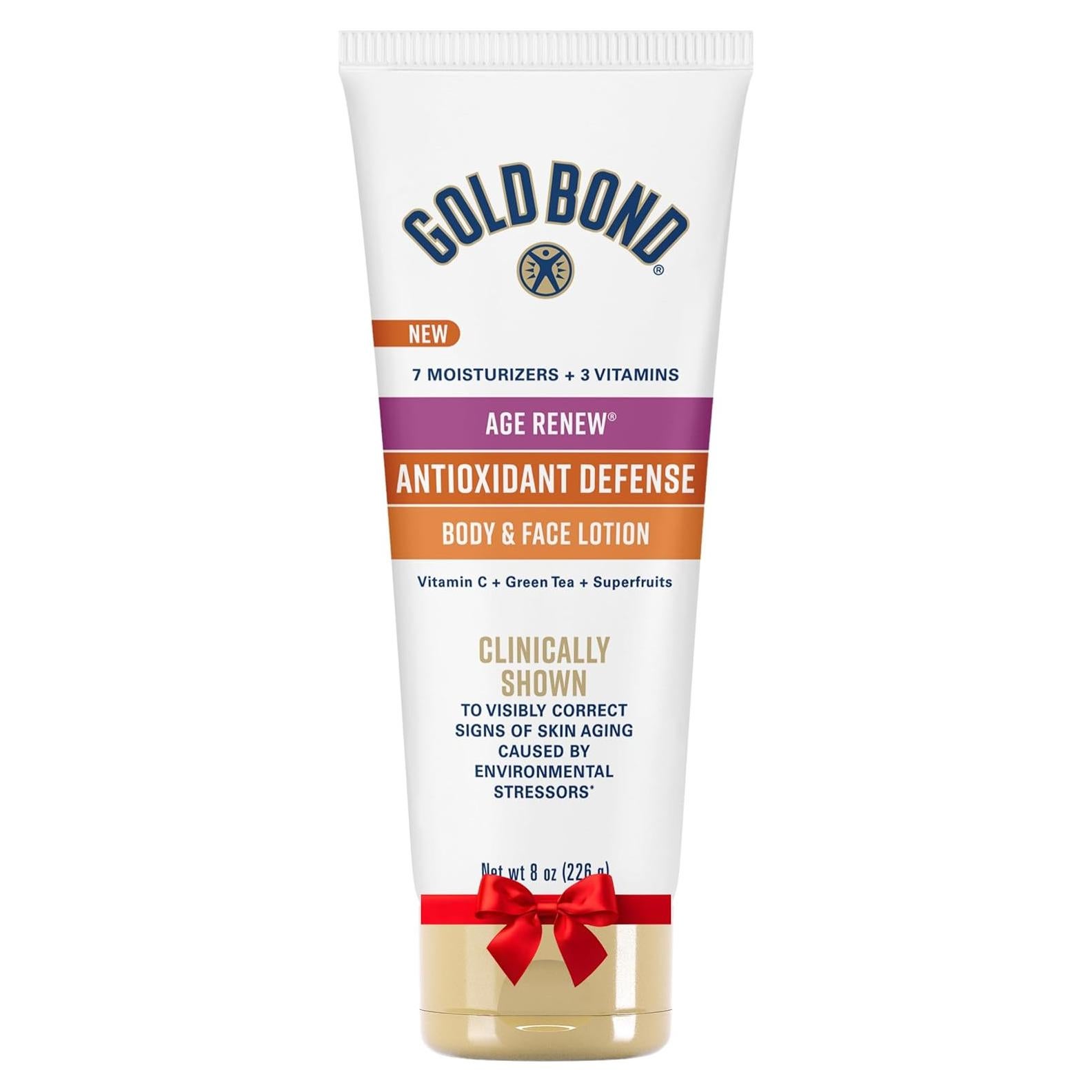 Loción Antioxidante Gold Bond Age Renew 226.8 g - Ilumina y Suaviza
