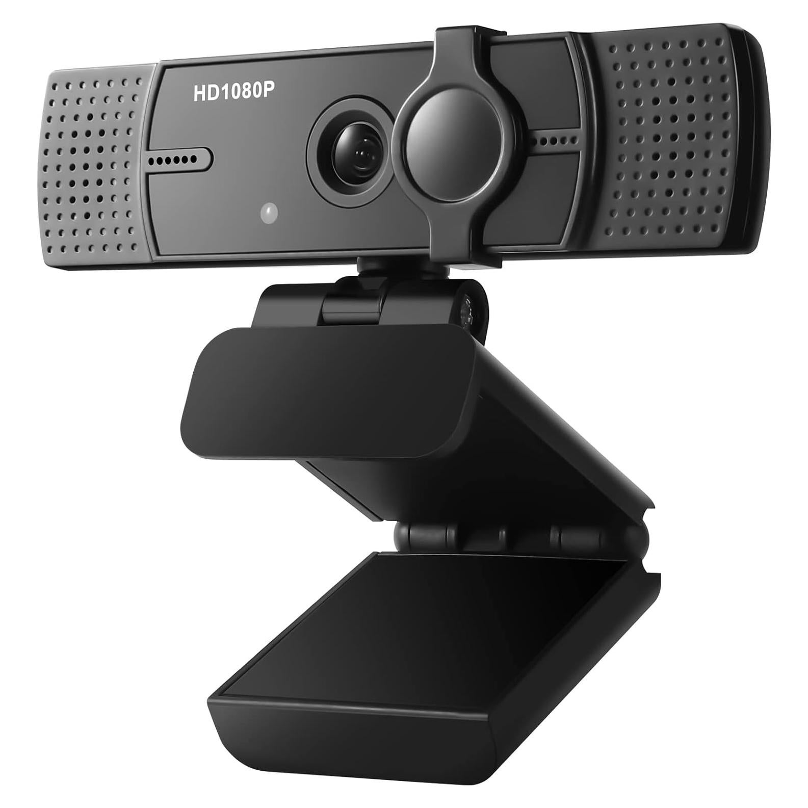 Cámara Web Full HD 1080P Cuwada con Micrófono y Privacidad