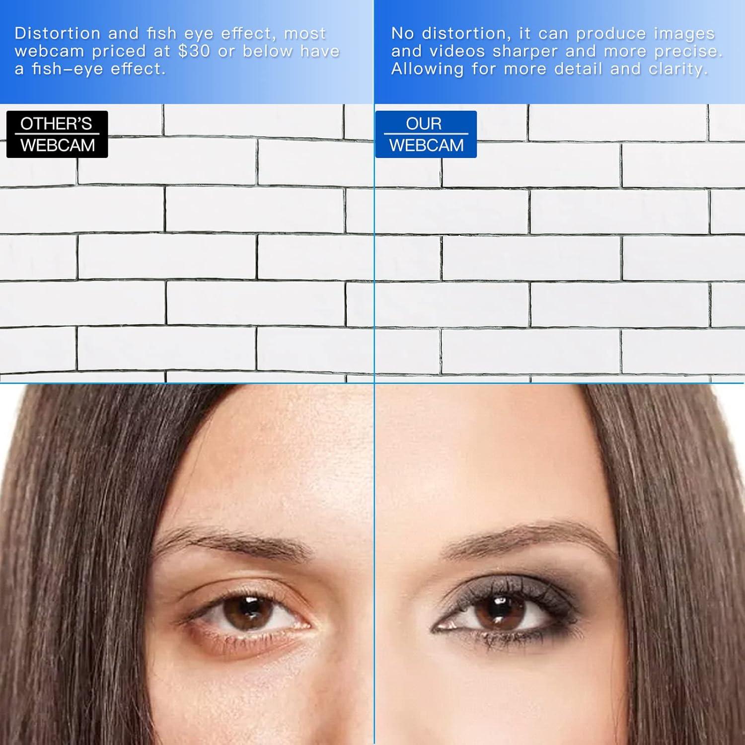 Cámara Web Full HD 1080P Cuwada con Micrófono y Privacidad