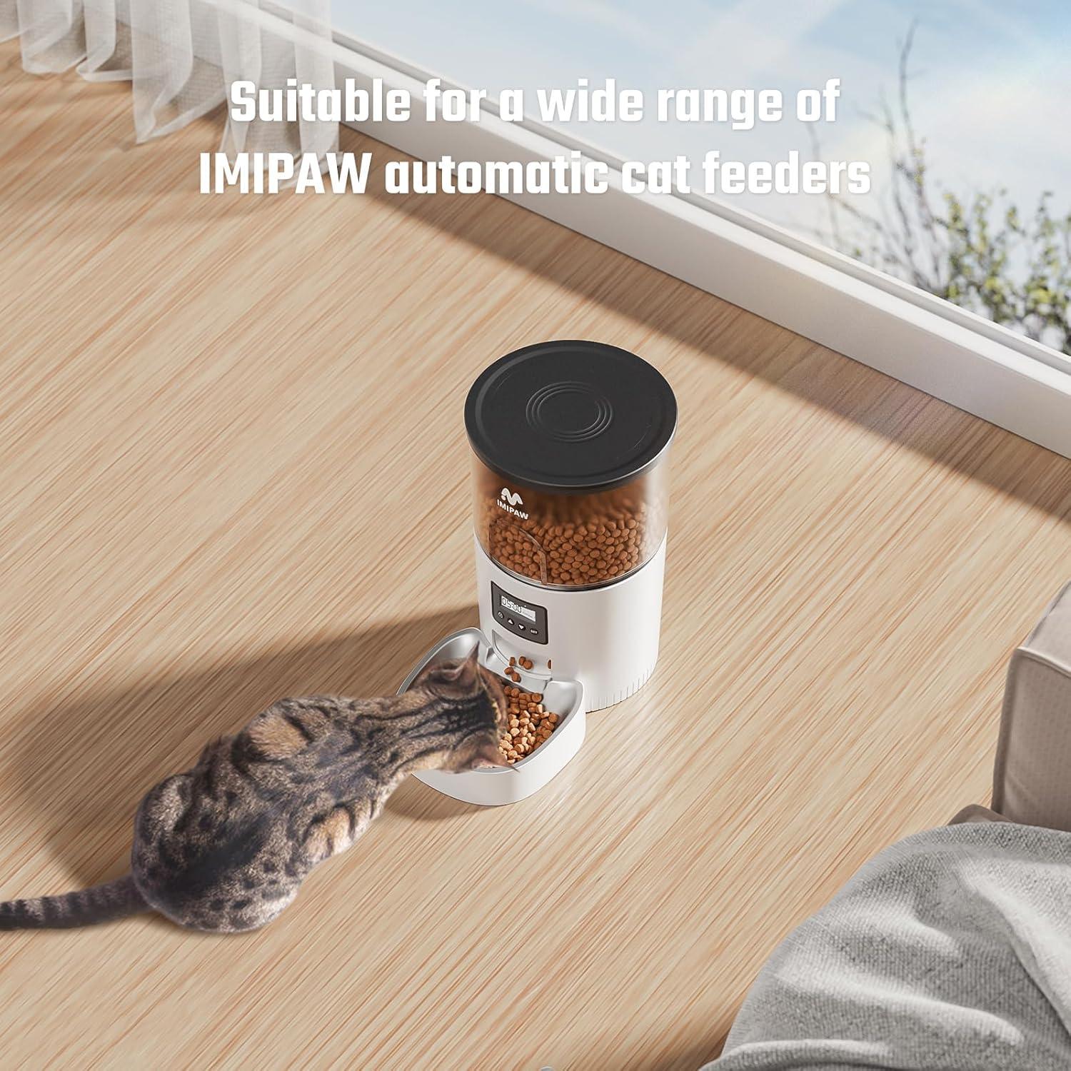 Cuencos de Acero Inoxidable IMIPAW para Gatos 13.97 cm