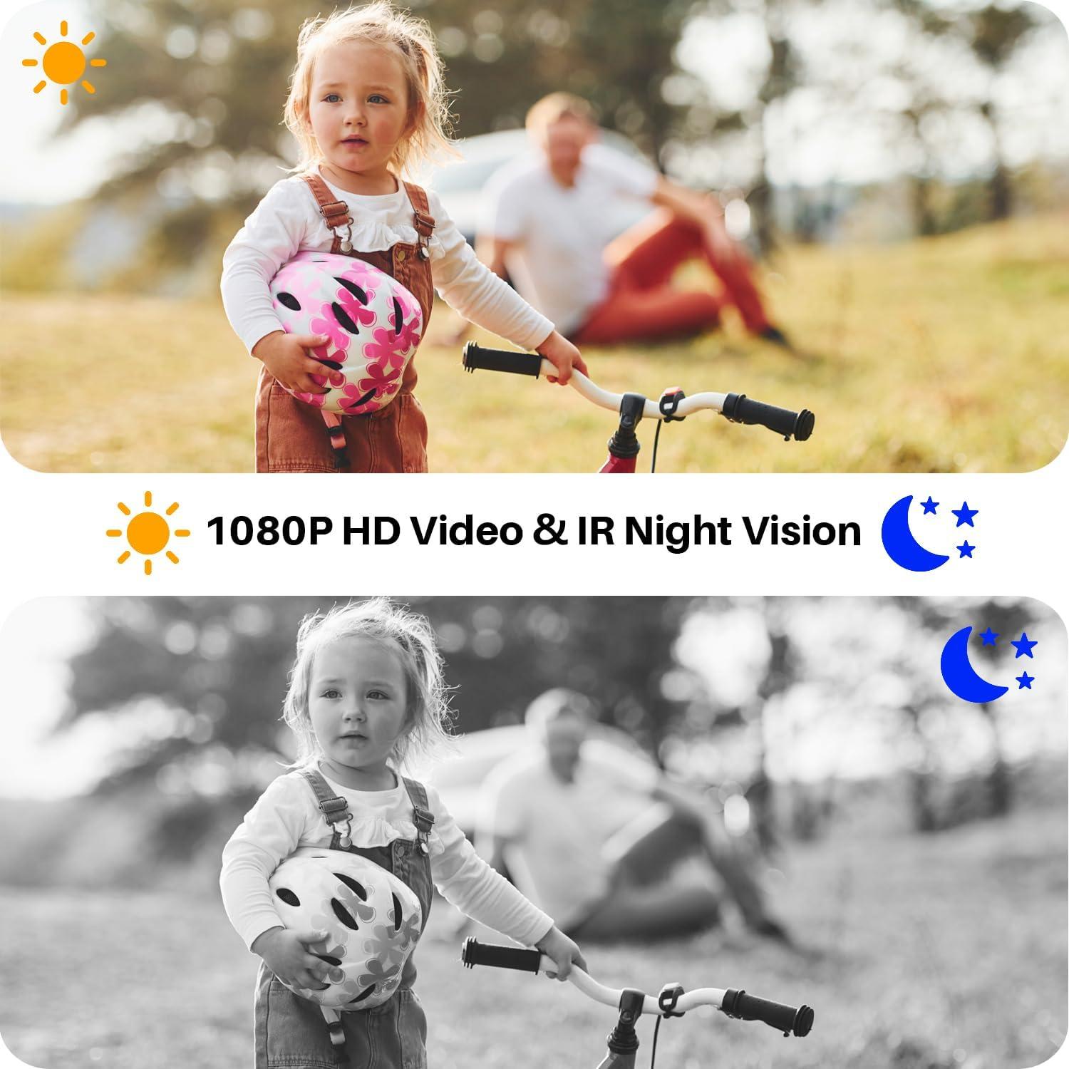 Cámara de Timbre de Video Inalámbrico Eaula Videns 1080p HD