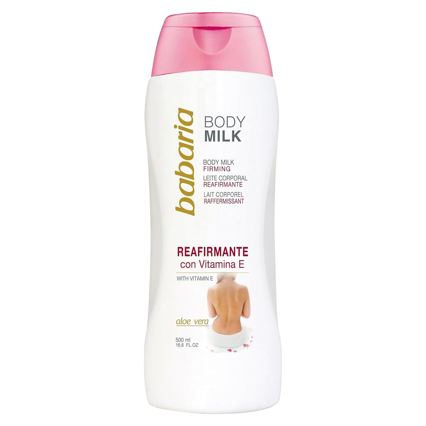 Leche Corporal Reafirmante Babaria 490 ml - Aloe Vera y Vitamina E