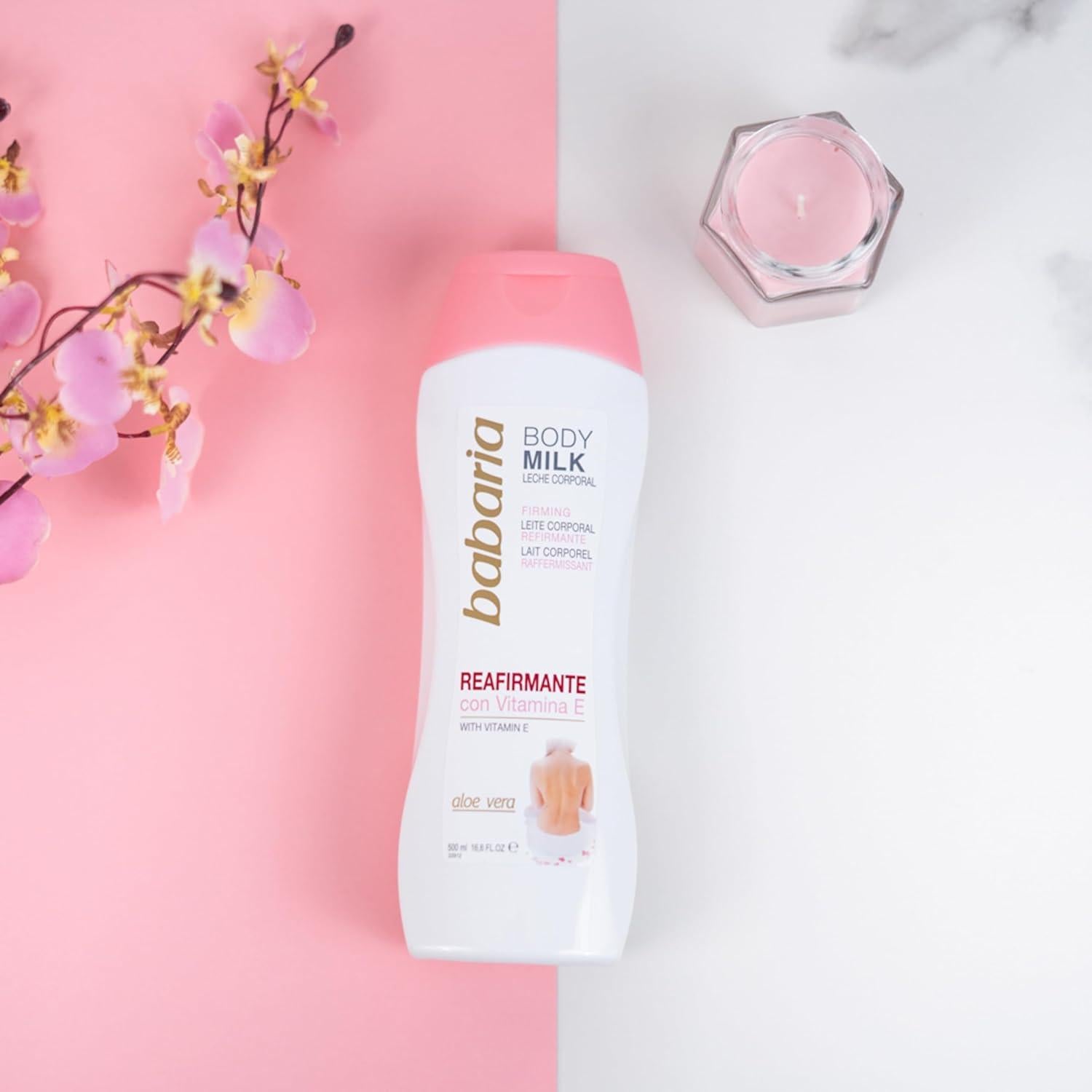 Leche Corporal Reafirmante Babaria 490 ml - Aloe Vera y Vitamina E