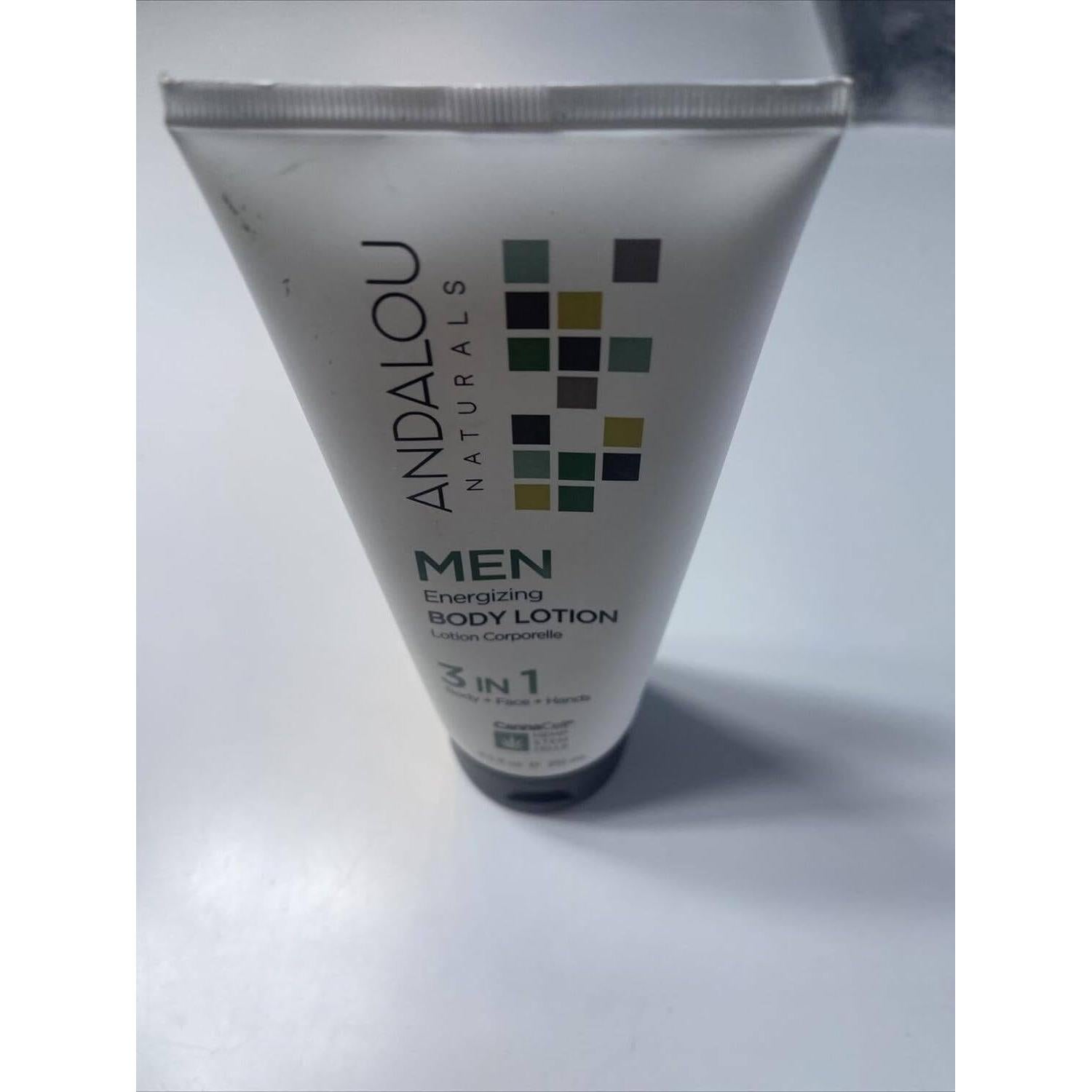Loción Corporal Energizante para Hombres Andalou Naturals 240 ml