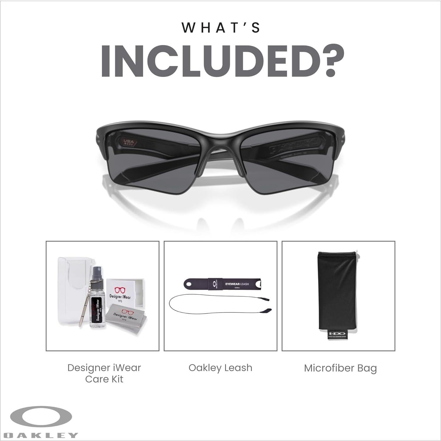 Gafas de sol Oakley Quarter Jacket para jóvenes + Kit iWear