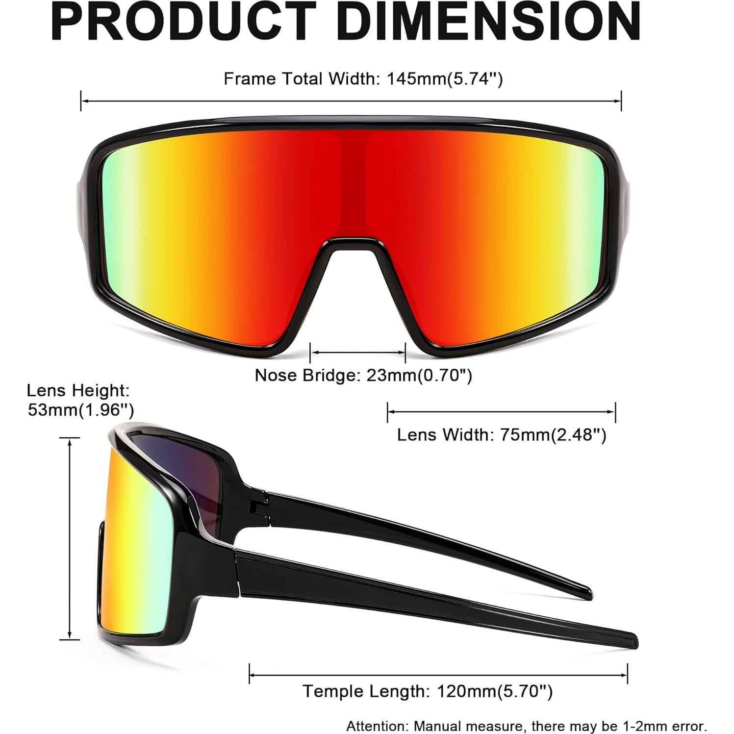 Gafas de Sol FEISEDY UV400 para Deportes al Aire Libre