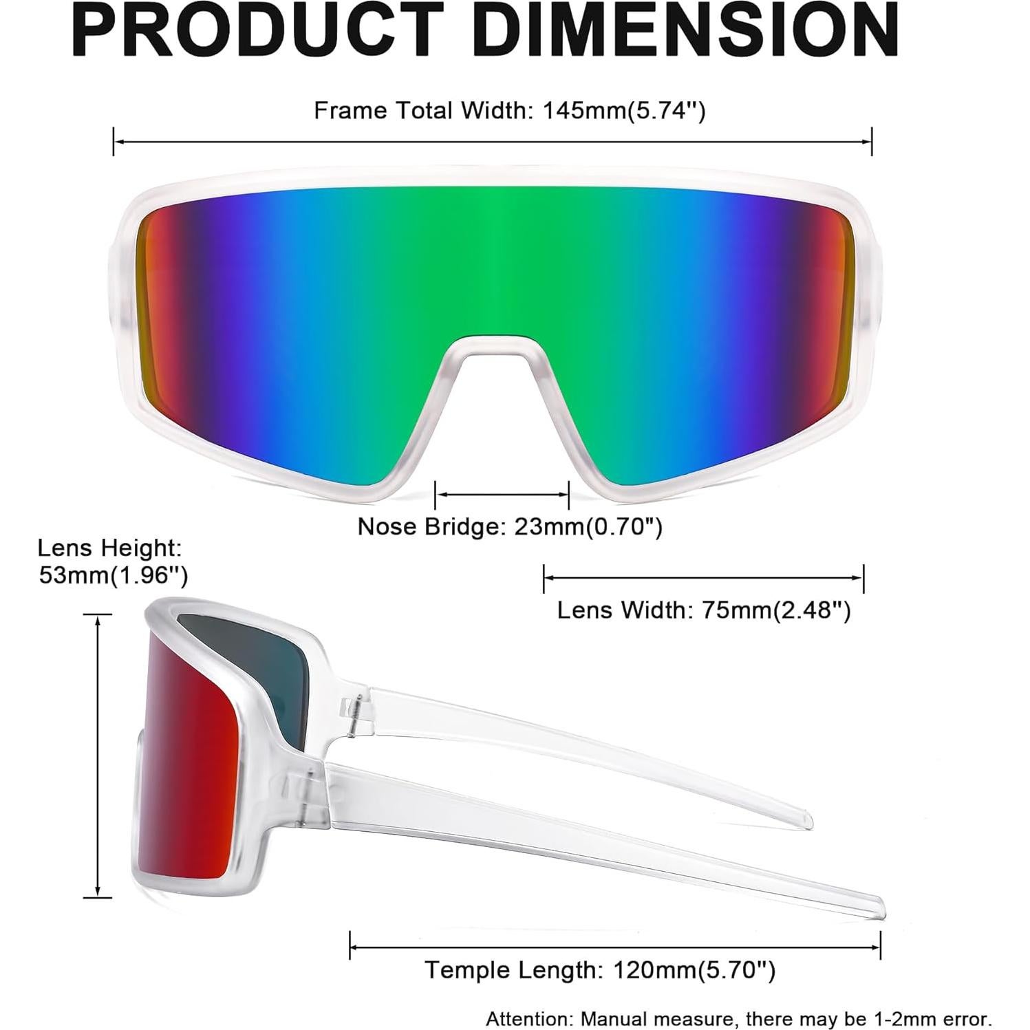 Gafas de Sol FEISEDY UV400 para Deportes al Aire Libre