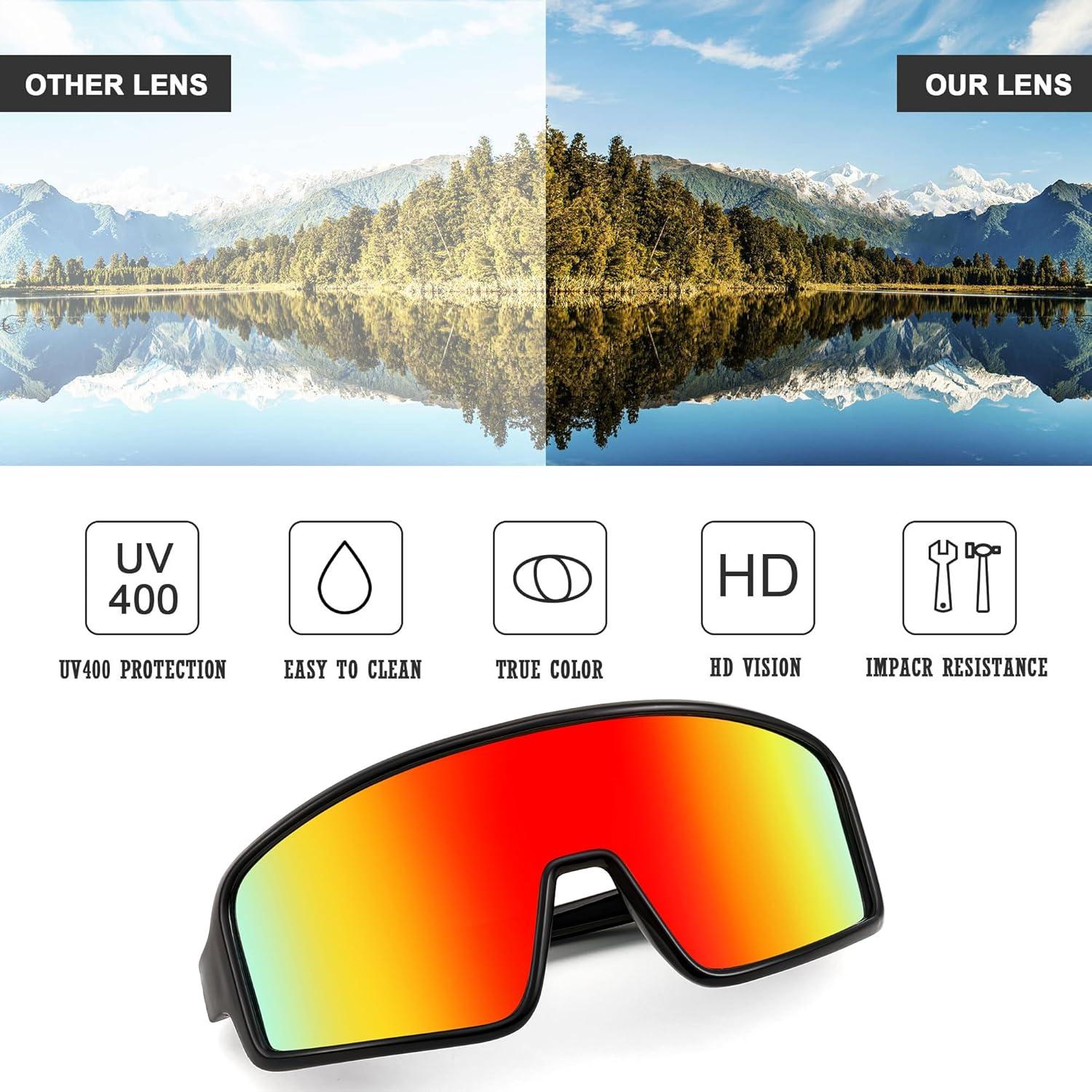 Gafas de Sol Deportivas FEISEDY UV400 para Hombres y Mujeres