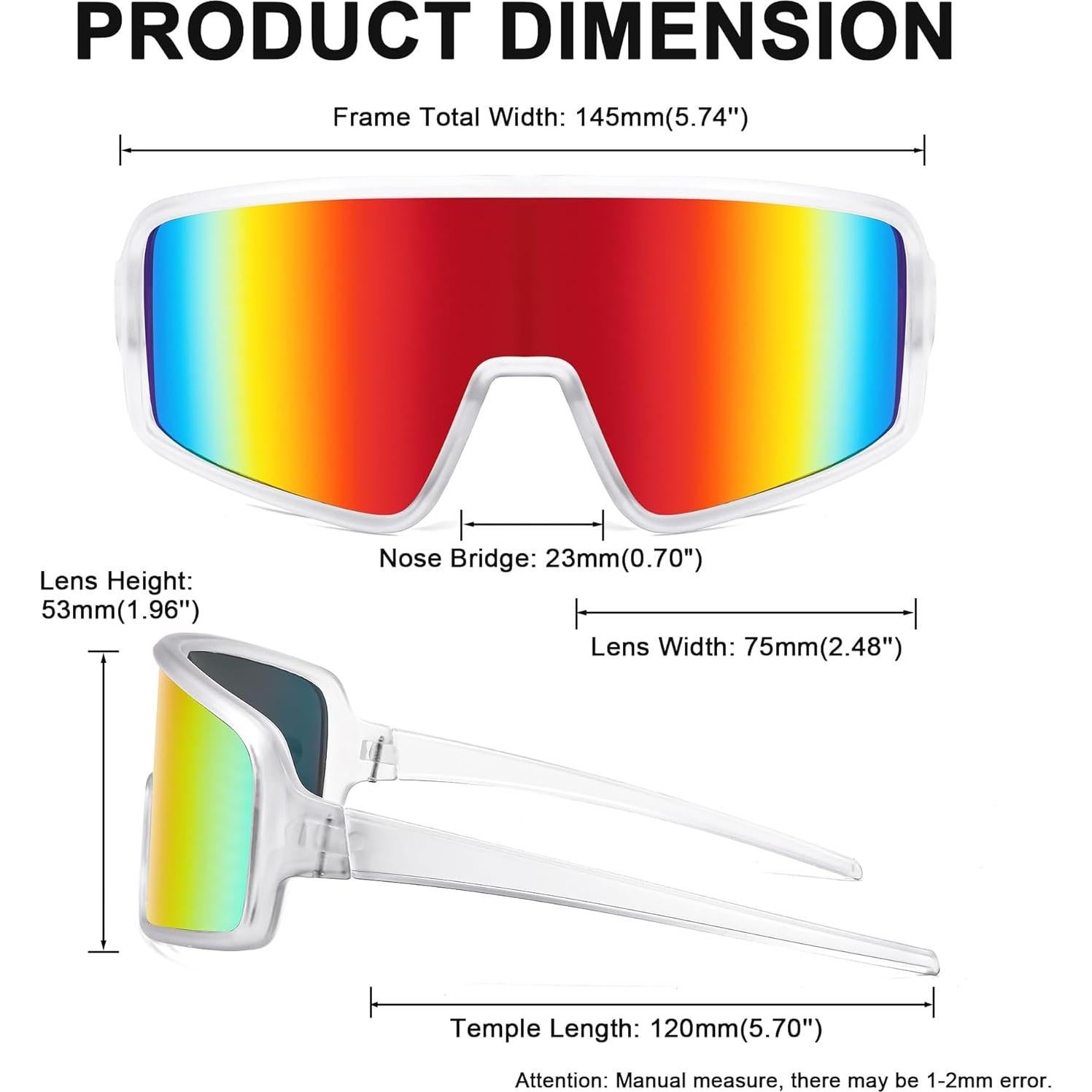 Gafas de Sol Deportivas FEISEDY UV400 para Hombres y Mujeres