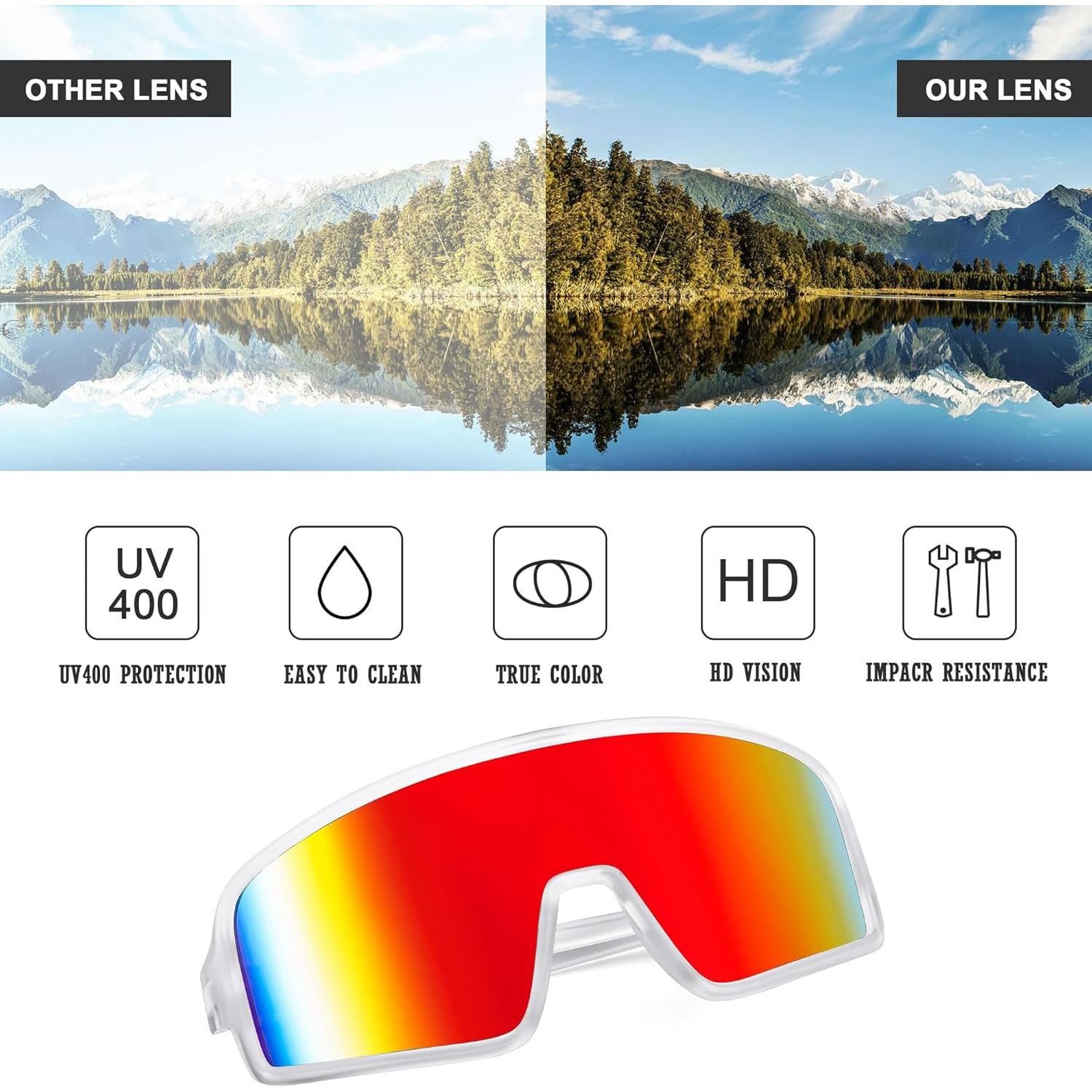 Gafas de Sol Deportivas FEISEDY UV400 para Hombres y Mujeres