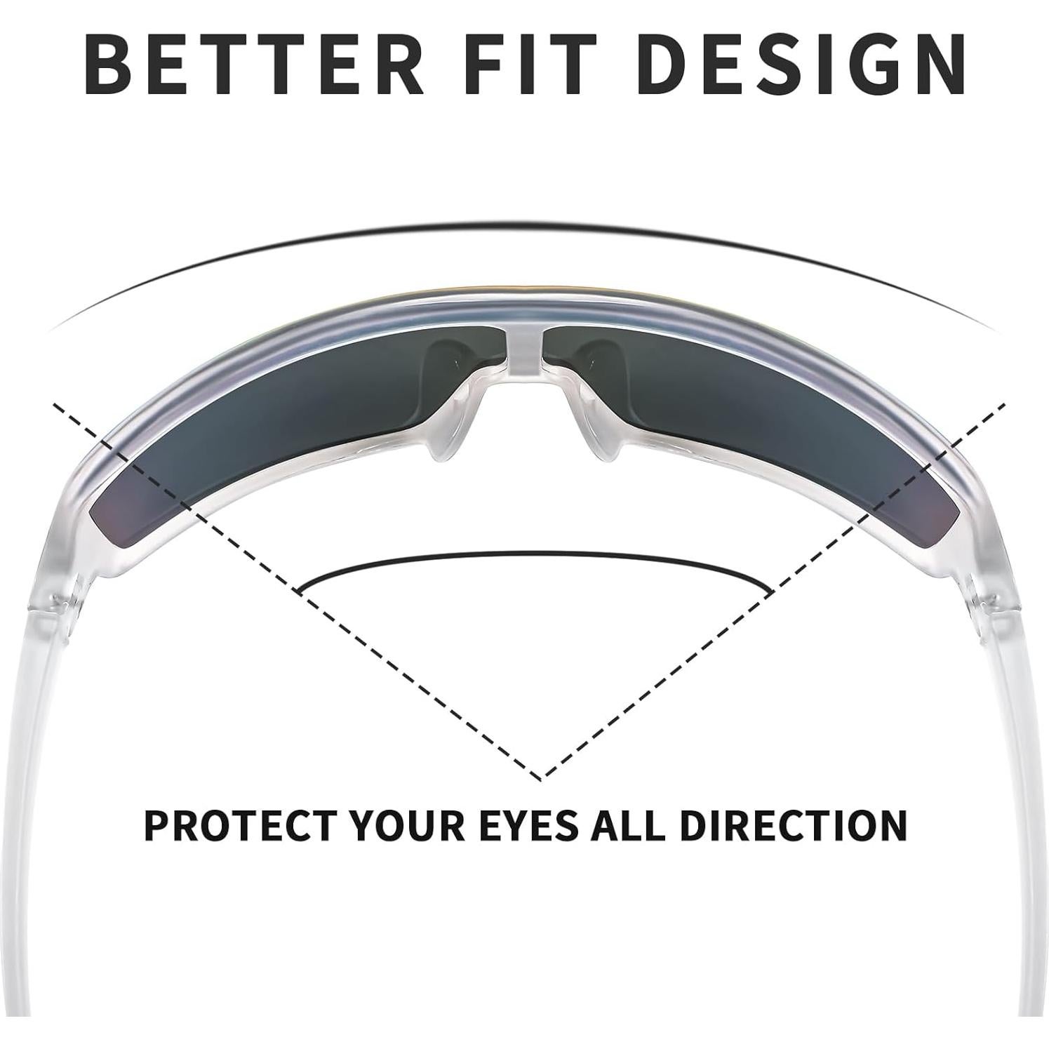 Gafas de Sol Deportivas FEISEDY UV400 para Hombres y Mujeres