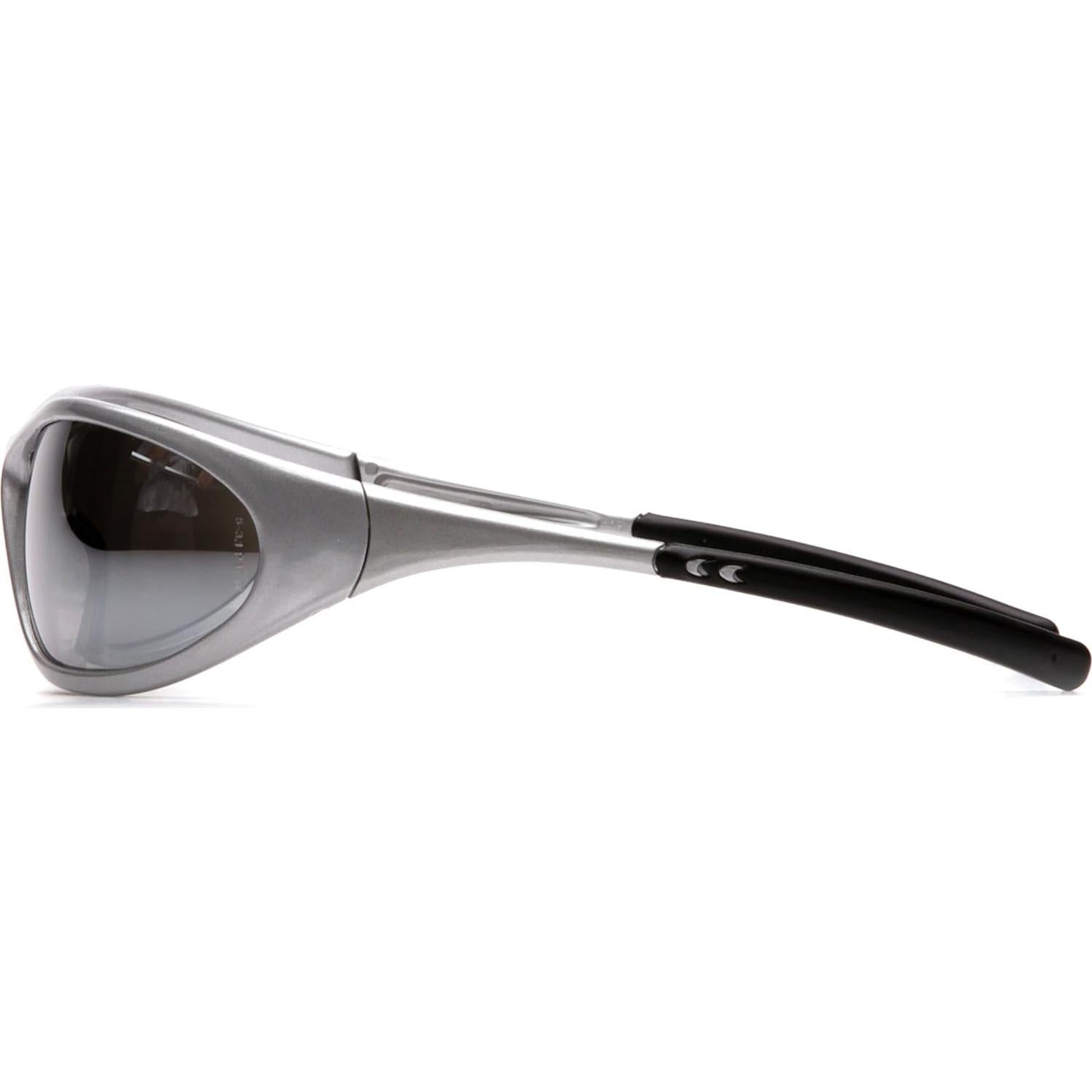 Gafas de seguridad Pyramex Zone II Marco plateado Lente gris