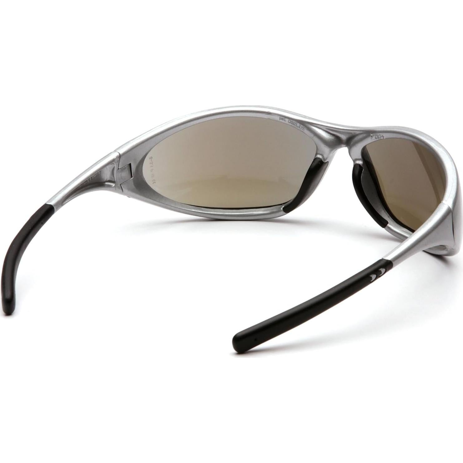 Gafas de seguridad Pyramex Zone II Marco plateado Lente gris