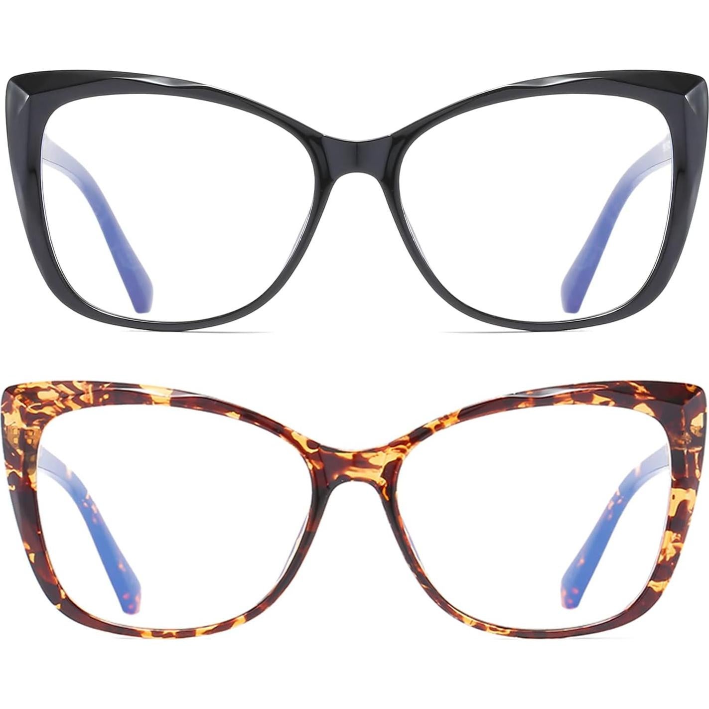 Gafas de Lectura OWTXIS Paquete de 2 Estilo Ojo de Gato 1.0x