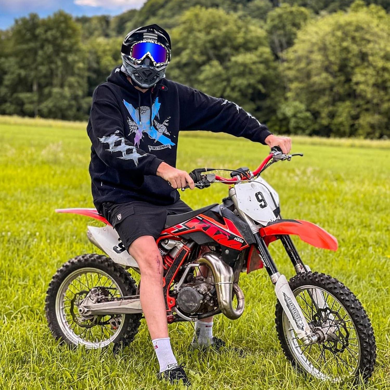 Gafas de Motocross ZukMi Azul Oscuro para Adultos