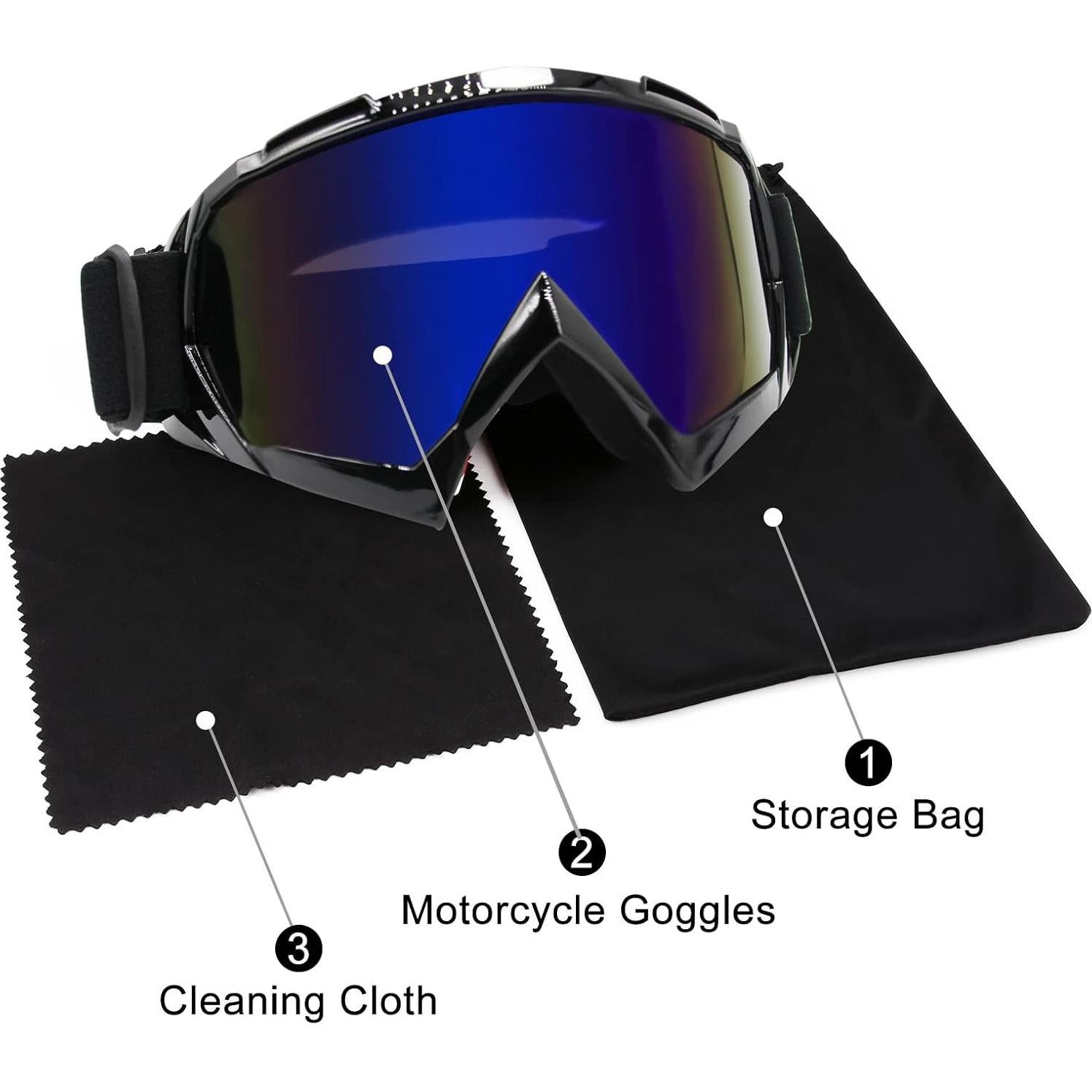 Gafas de Motocross ZukMi - Anti Rayones y Ajustables