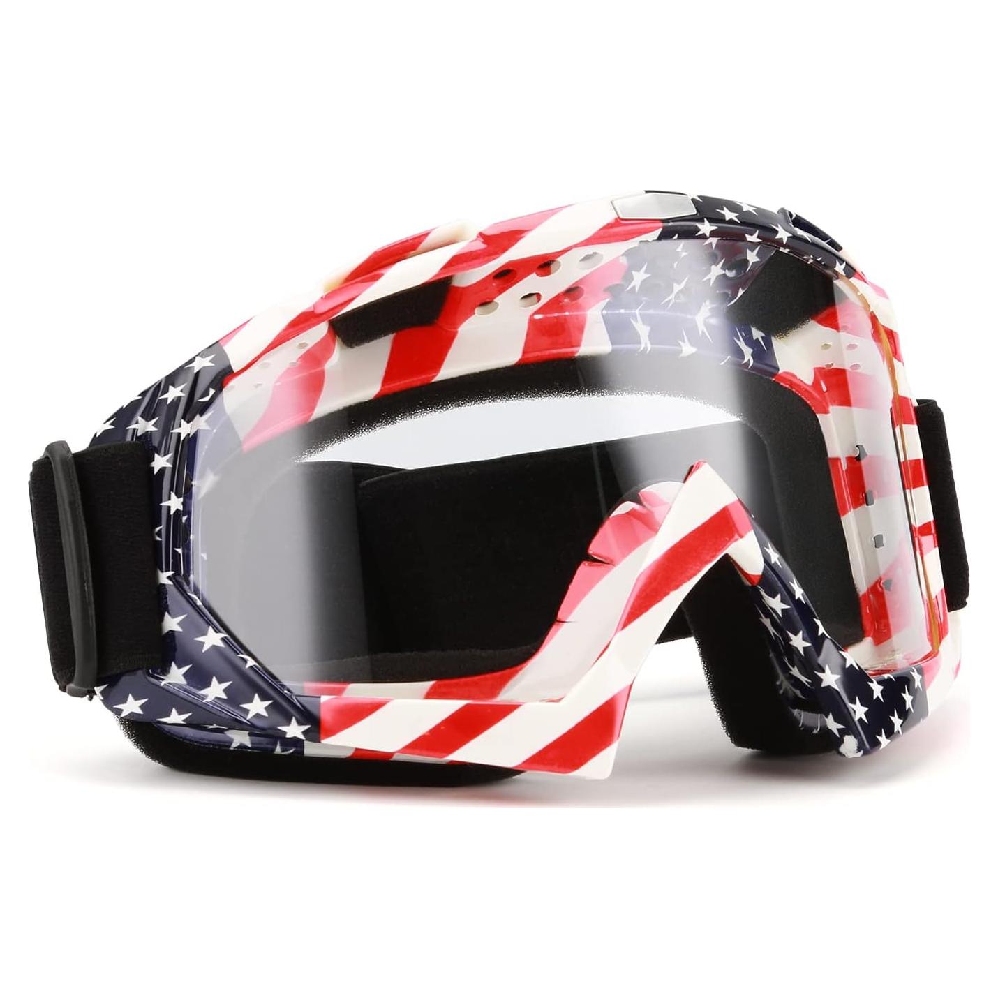 Gafas de Motocross ZukMi Unisex con Lente Clara y Ajustable