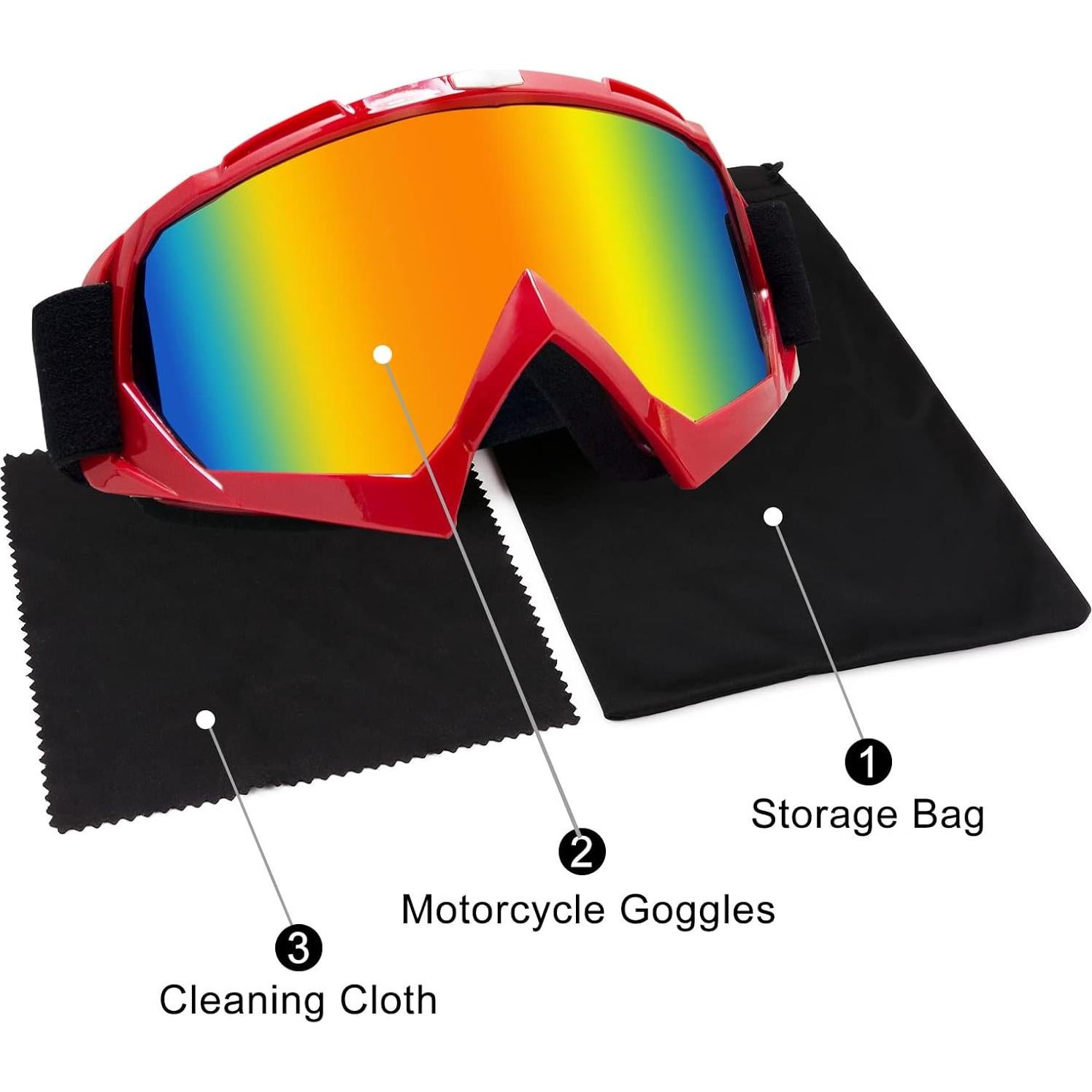 Gafas de Motocross ZukMi Unisex con Lente Anti Rayones