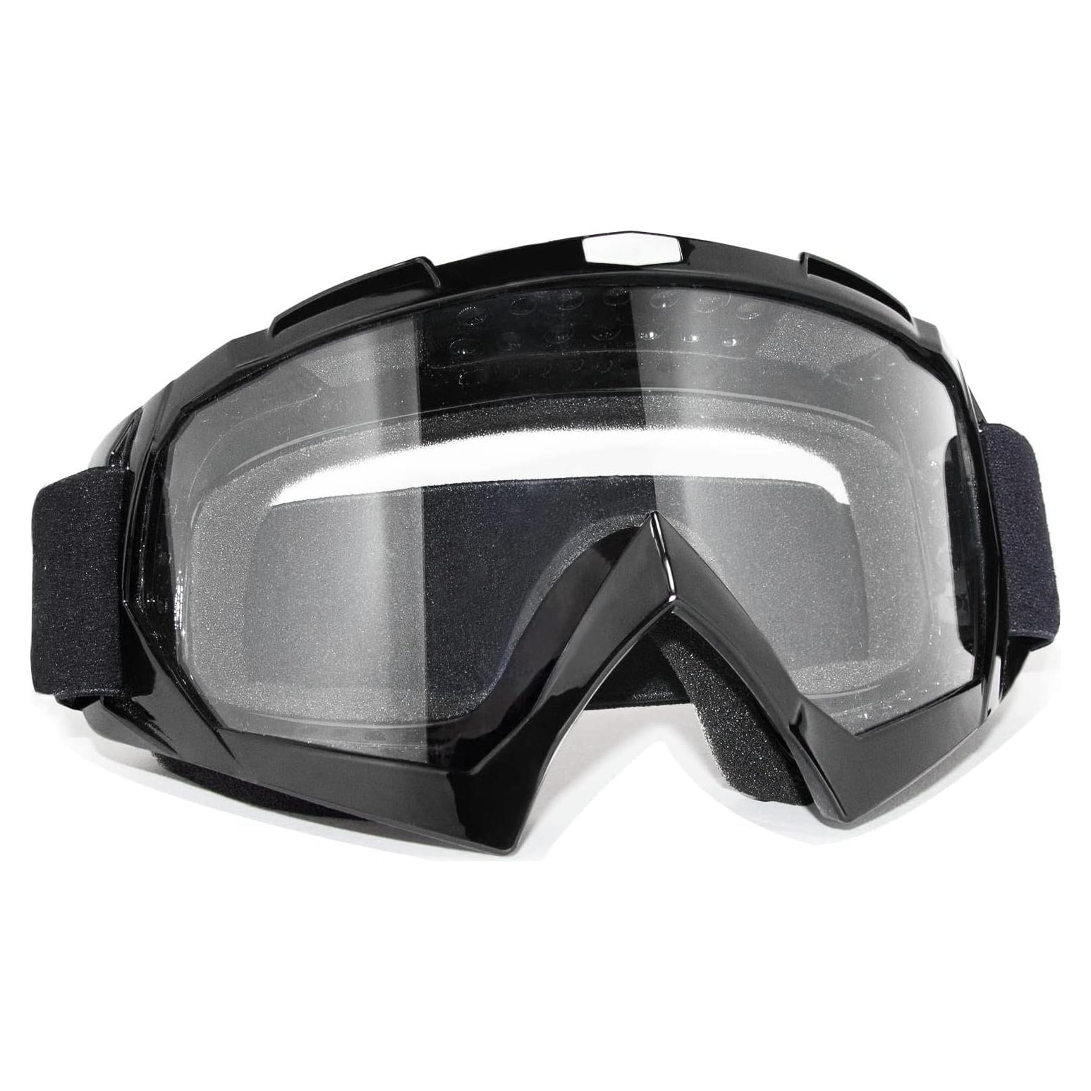 Gafas de Motocross ZukMi Marco Negro Lente Clara Ajustables