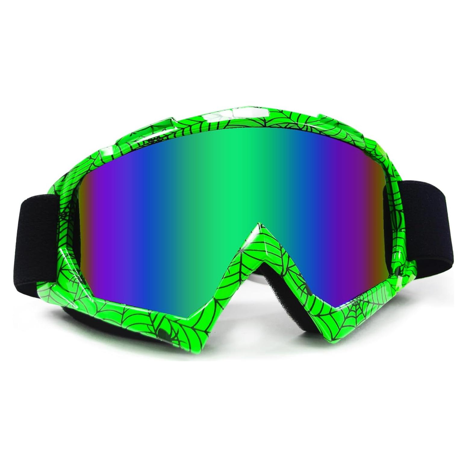 Gafas de Motocross ZukMi Lente Verde Anti Rayones