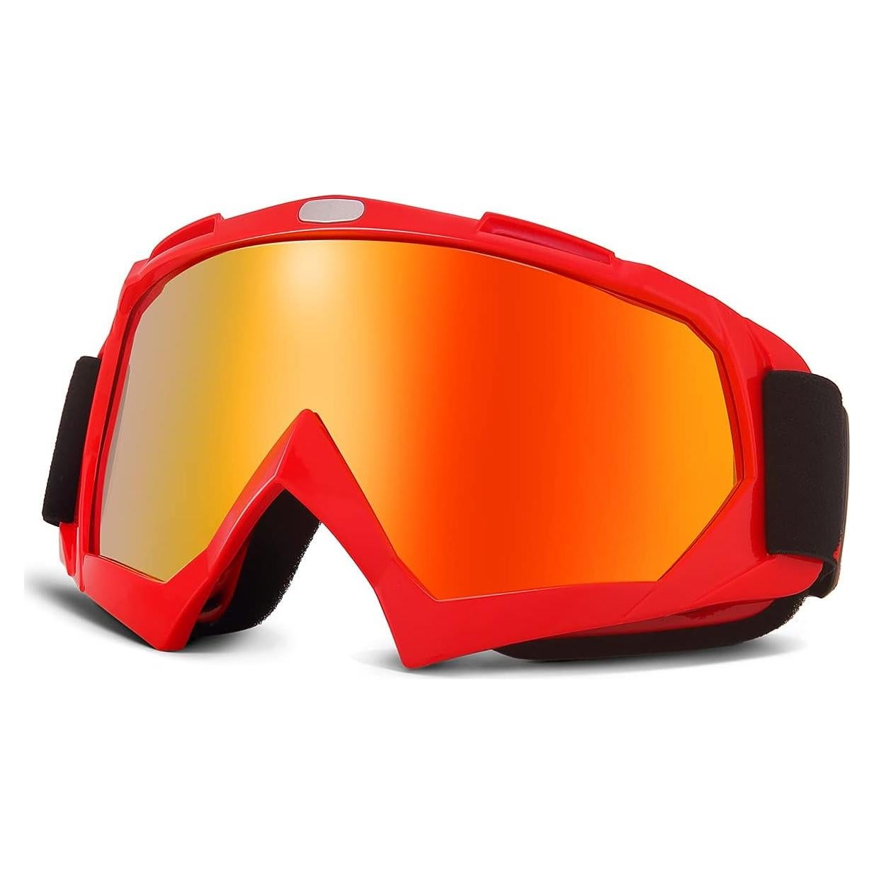 Gafas de Motocross KEMIMOTO Rojo Lente Rojo UV 100%