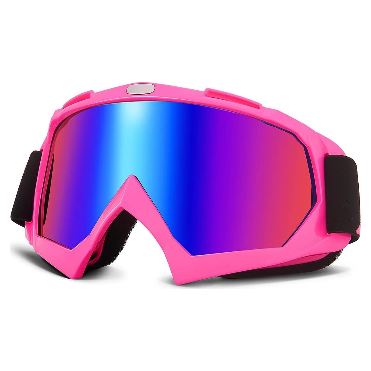 Gafas de Motocross KEMIMOTO con Protección UV - Lente Rosa