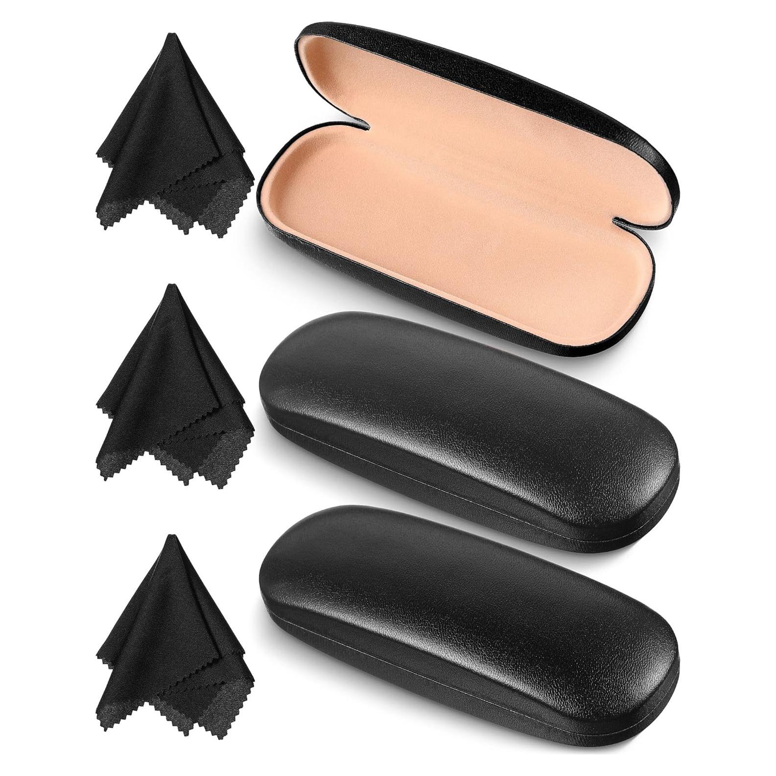 Estuche Duro para Gafas Frienda 3 Piezas Negro