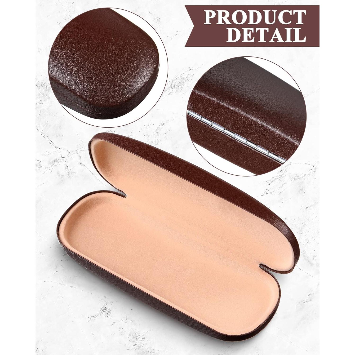 Estuche Duro para Gafas Frienda 3 Piezas Marrón