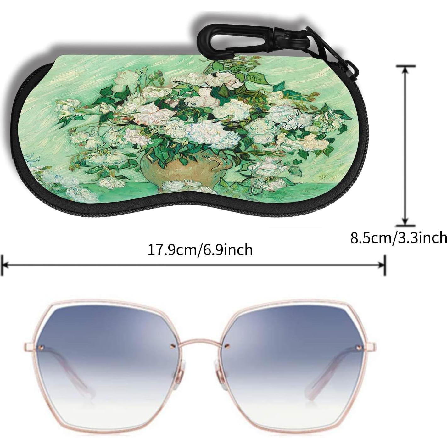 Funda de Gafas Hion Neopreno Ultra Ligera con Cierre y Clip