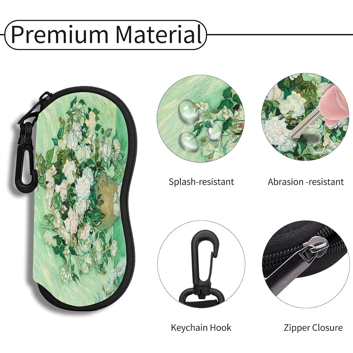 Funda de Gafas Hion Neopreno Ultra Ligera con Cierre y Clip