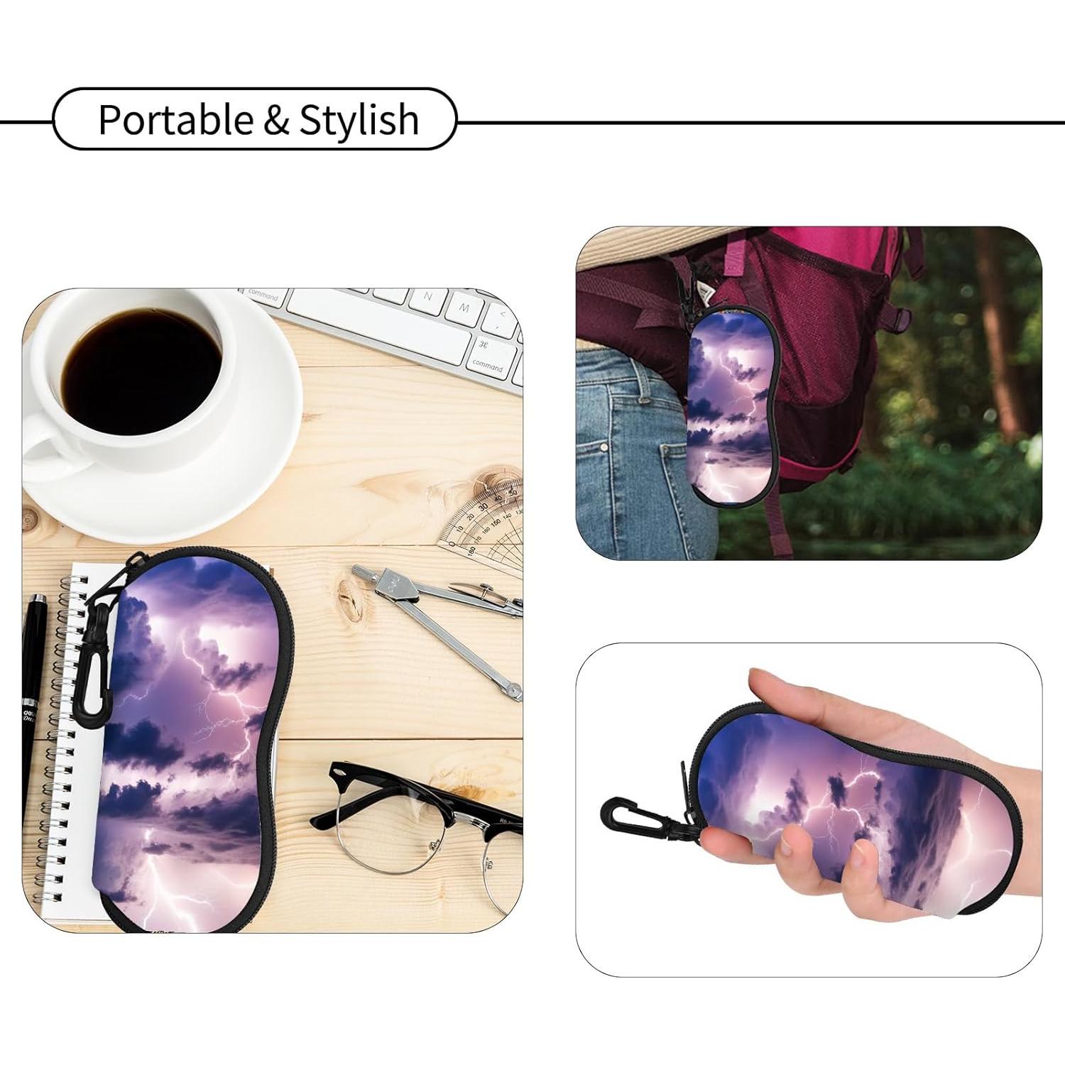 Funda de Gafas Hion Neopreno Ultra Ligera con Cierre y Clip