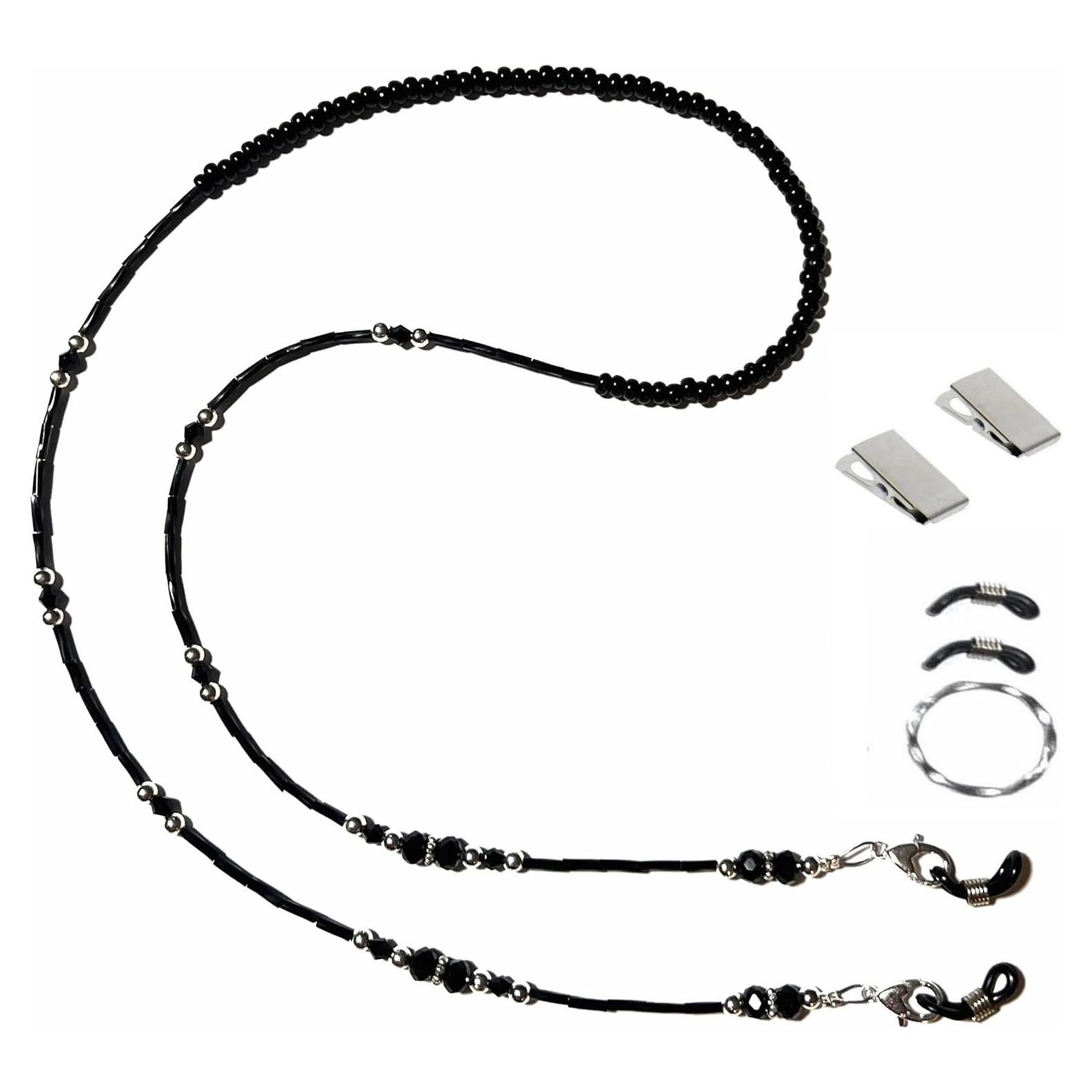 Cadena para Gafas Hidden Hollow con Cuentas Cristal 71 cm