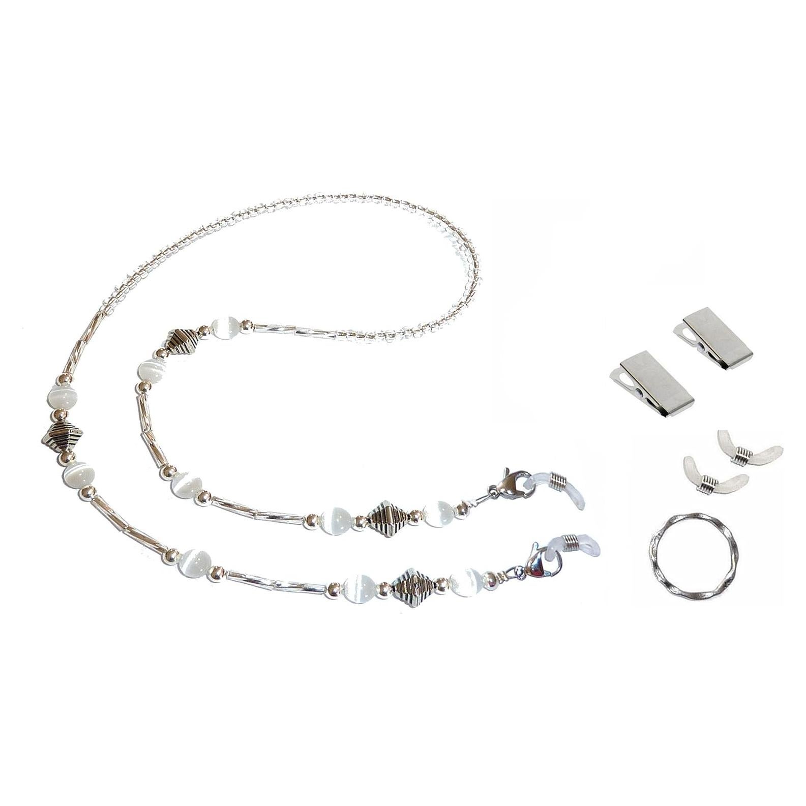 Cadena para gafas Hidden Hollow con cuentas cristal 71 cm