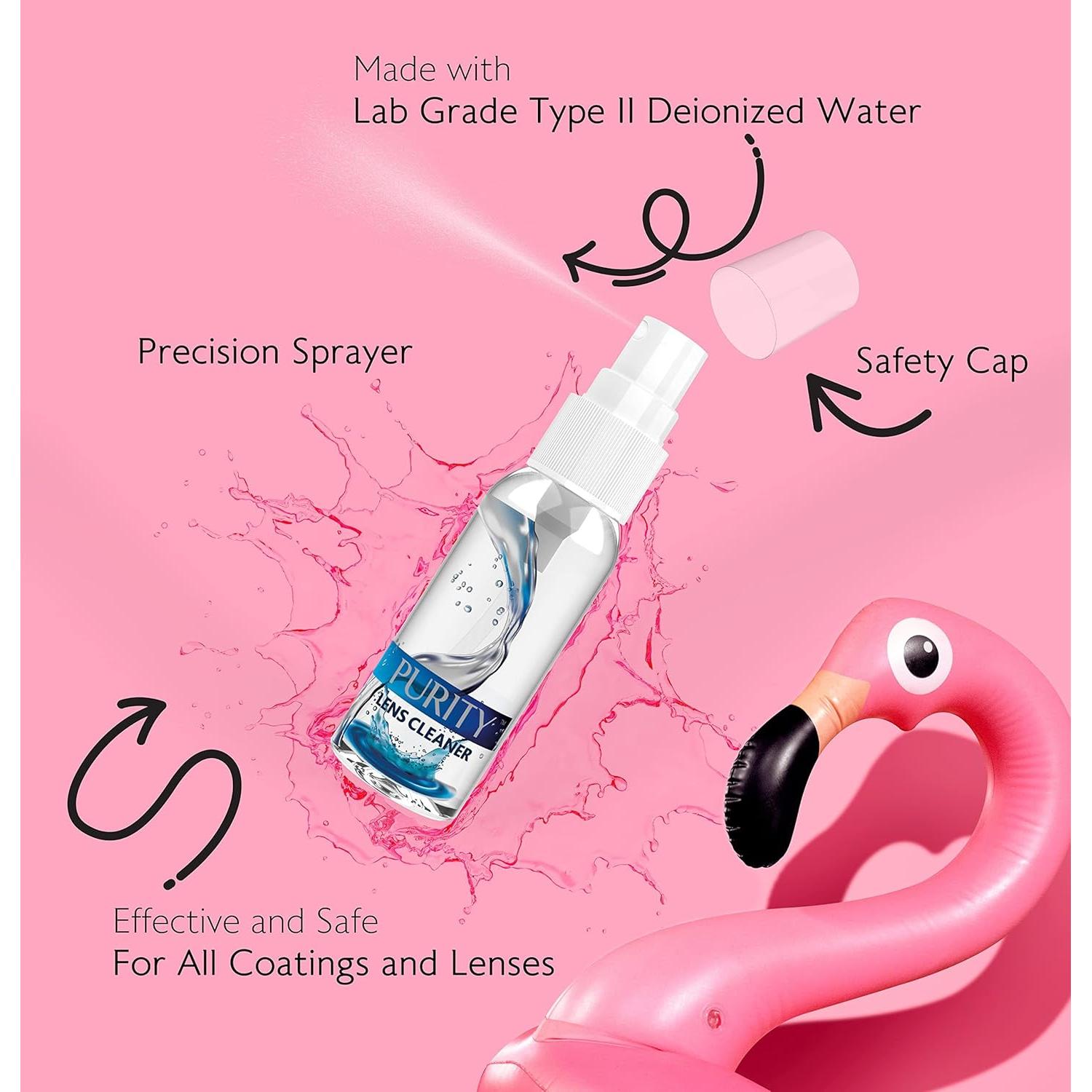 Limpiador de Lentes Purity - Kit Familiar 4 Tamaños + Paños