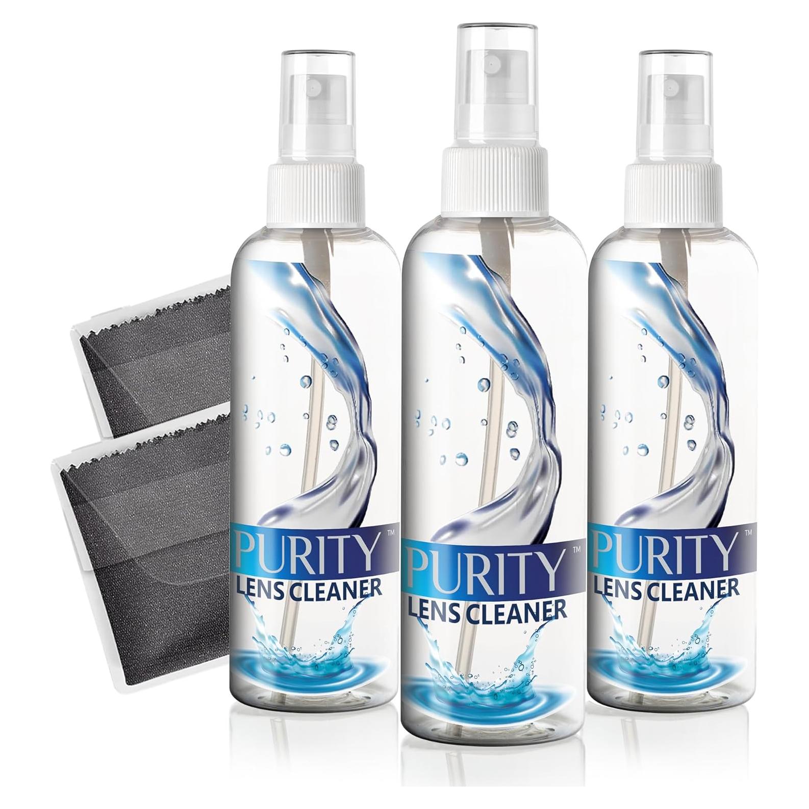 Kit Limpiador de Lentes Purity - Spray 236ml + 2 Paños