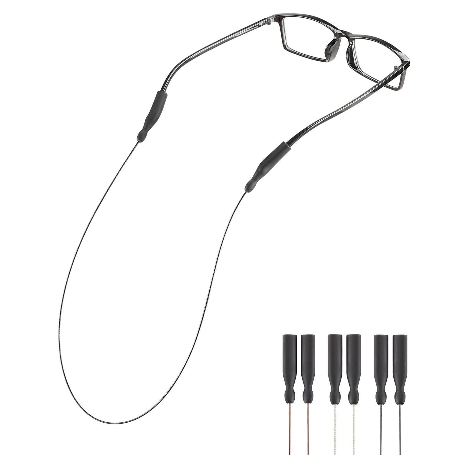 Correas para Gafas Omnful 3pcs Silicona y Acero 50,8 cm
